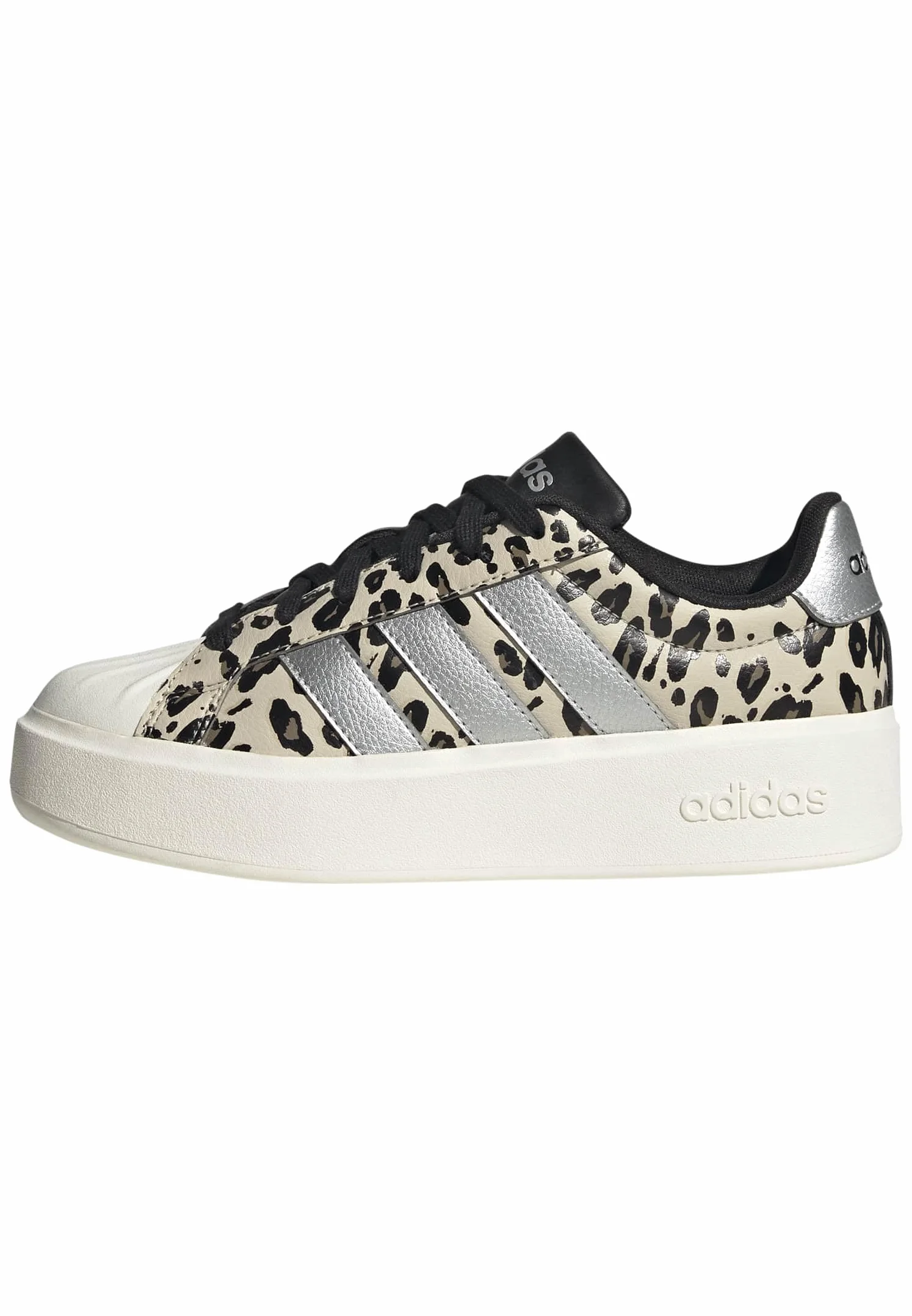 adidas Uniseks - dzieci Streettalk Bold Junior Shoes, Crystal Linen/silver met./core black, 40 EU