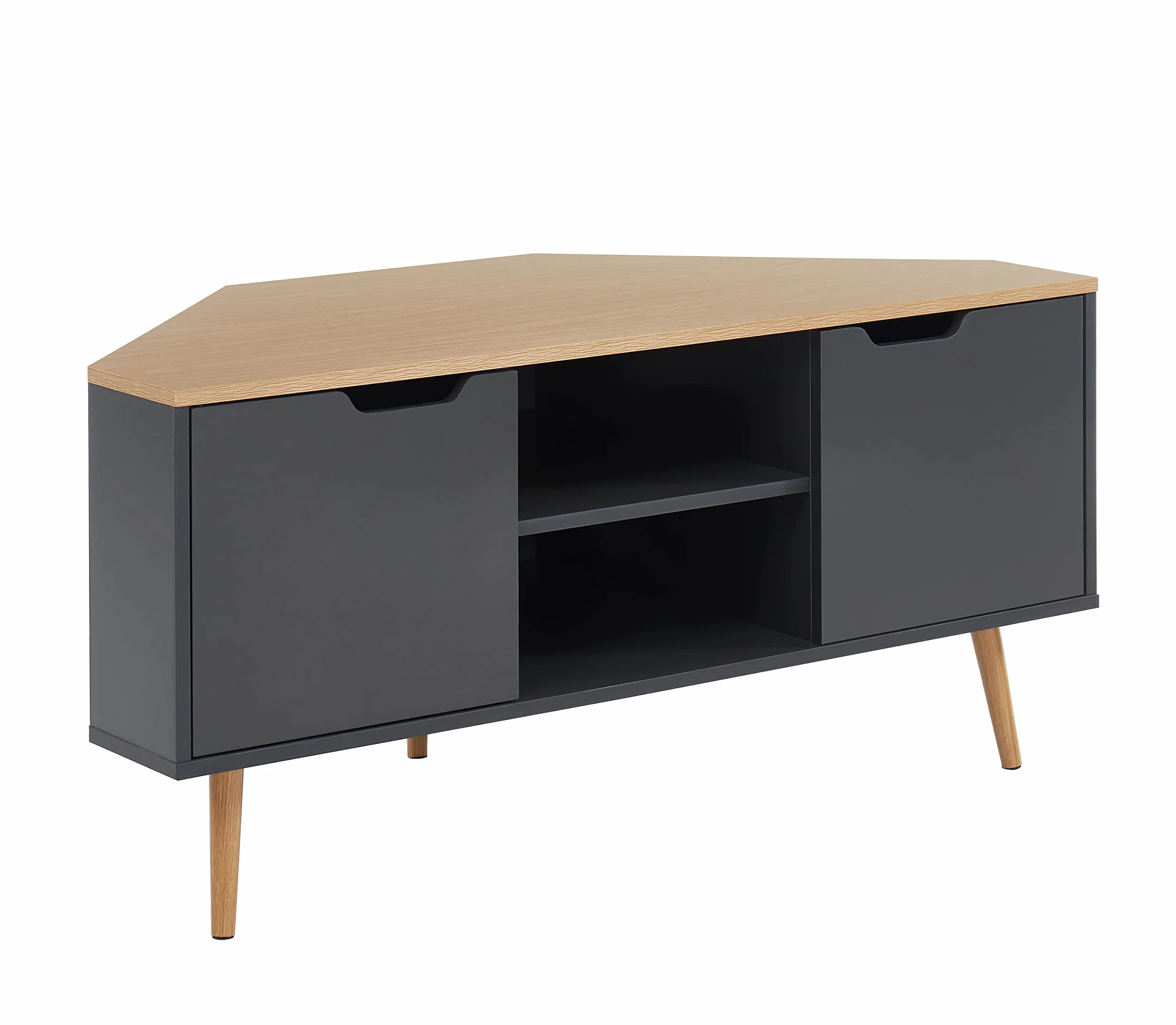 BAÏTA Szafka TV dąb antracyt 115 cm