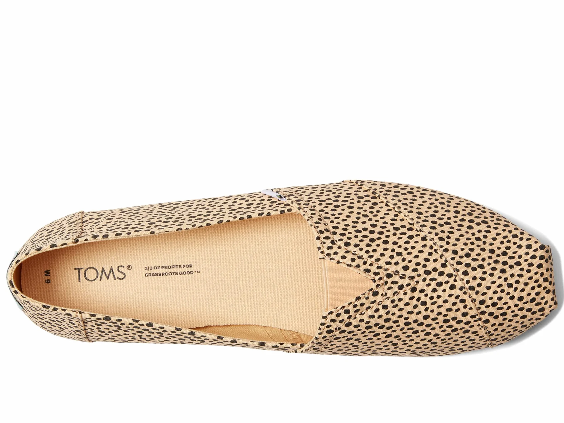 TOMS Męskie mokasyny typu espadryle, płaskie