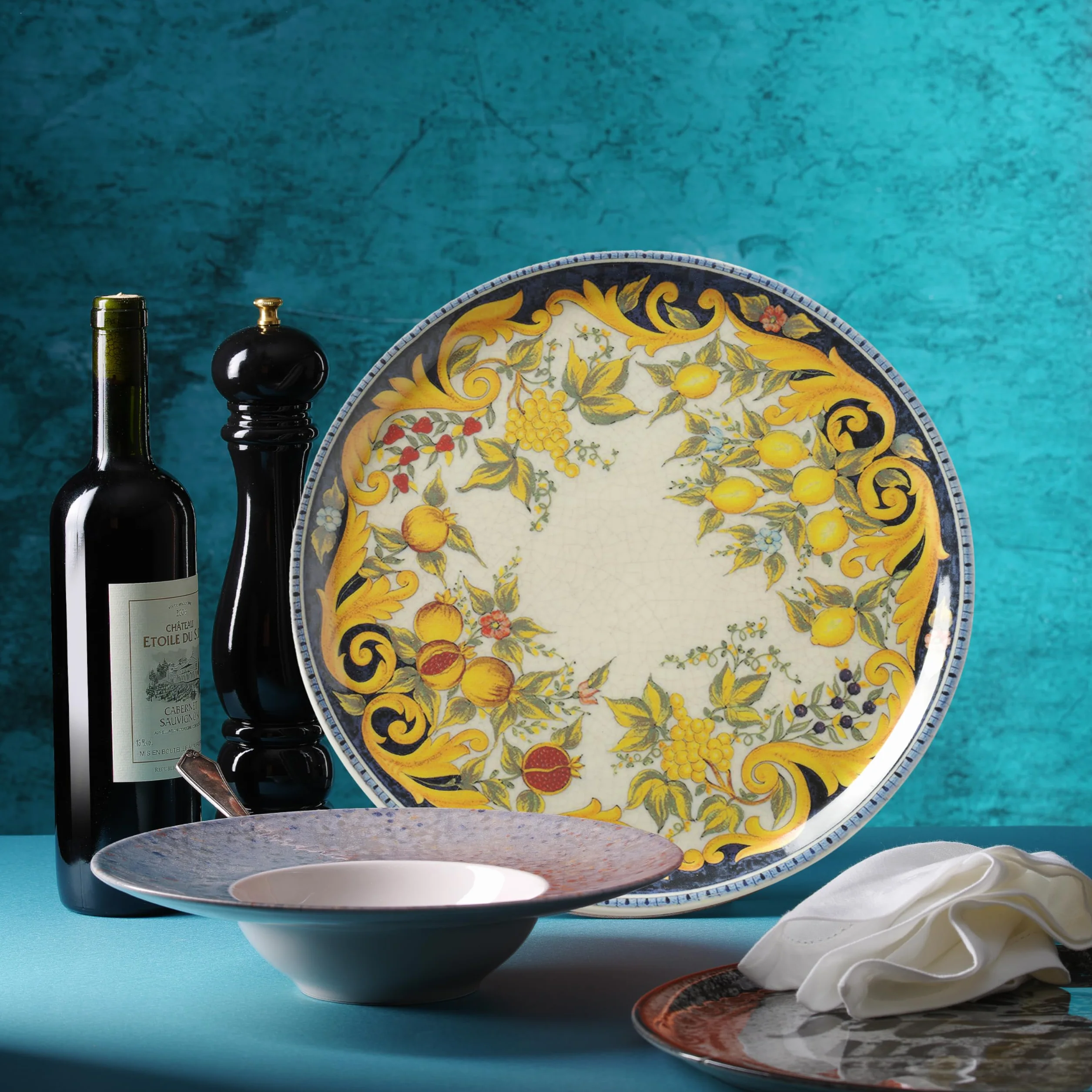 Hendi porcelanowy talerz do pizzy 777855 Ø 330 mm odpowiedni do zmywarki i mikrofalowej