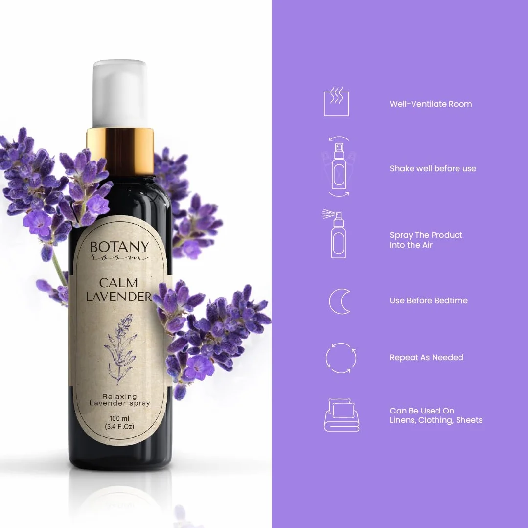 Naturalny lawendowy spray do snu - mgiełka olejkowa na stres i lęk