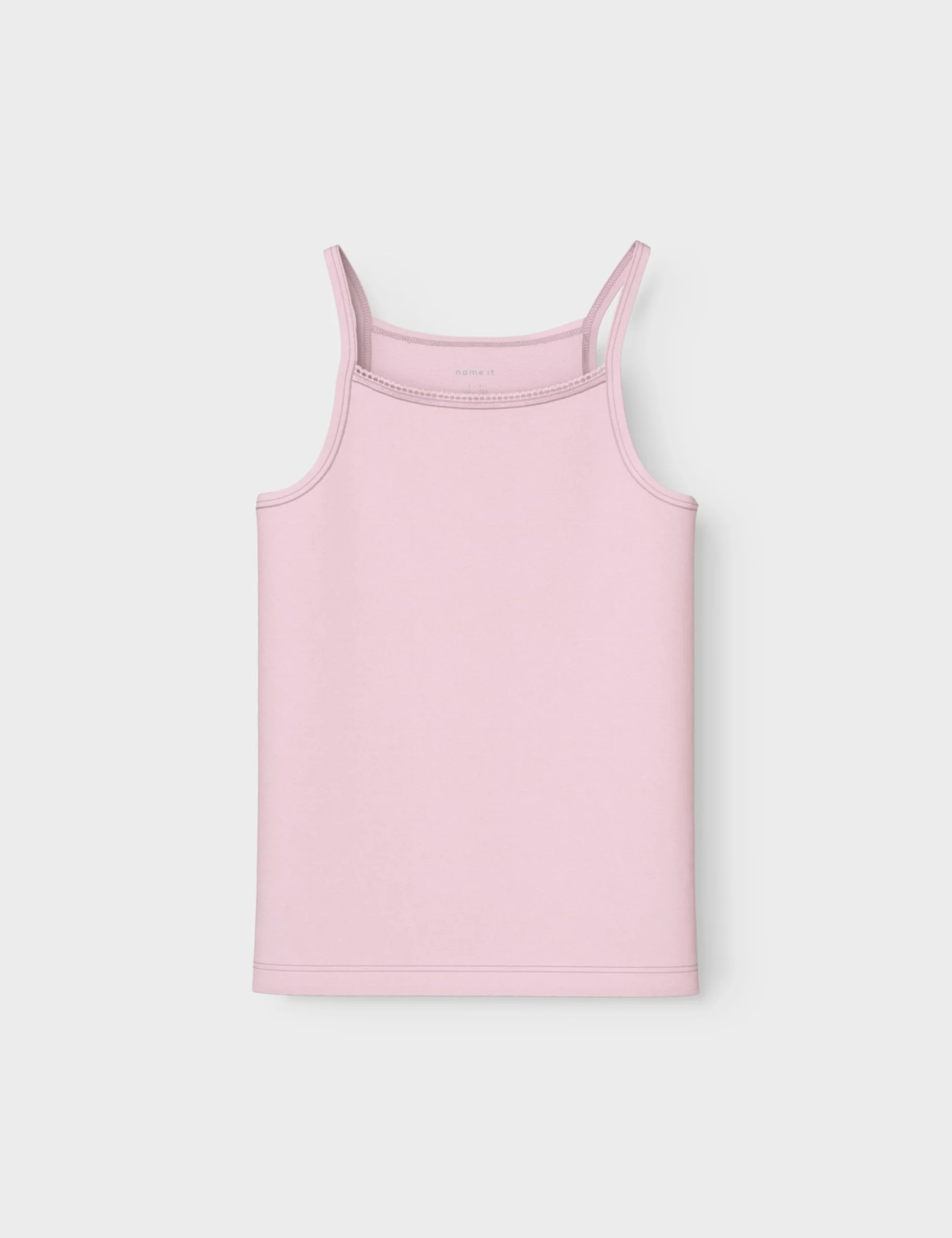 NAME IT Dziewczęca Nkfstrap Top 2P Flower Noos, Turtledove, Numeric_122, Turtledove, numeric_122
