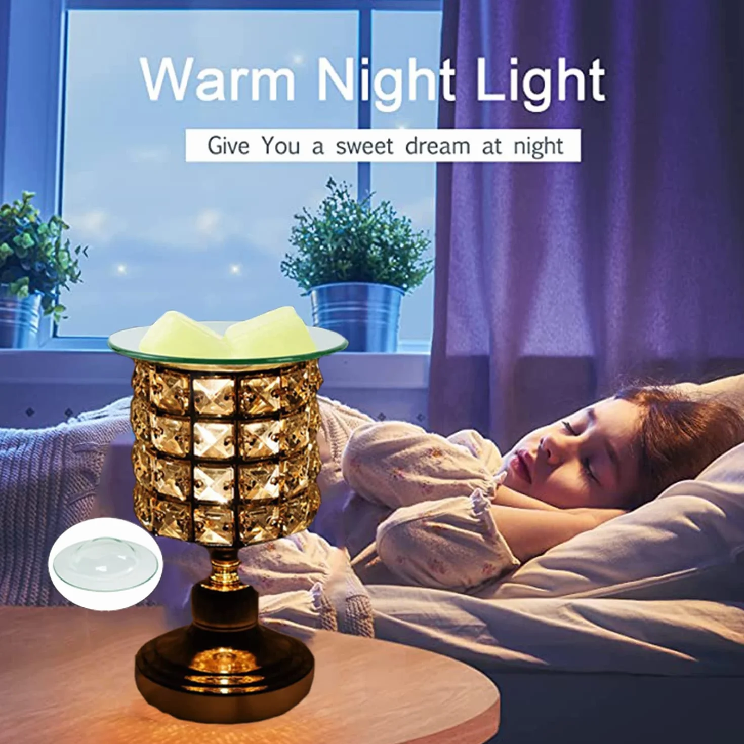 Lampa perfumowana, szklana miska, 3 sztuki, 12 cm, okrągłe szkło zapasowe, do płaskiej lampy naftowej, podgrzewacz oleju, do elektrycznej lampy aromaterapii,