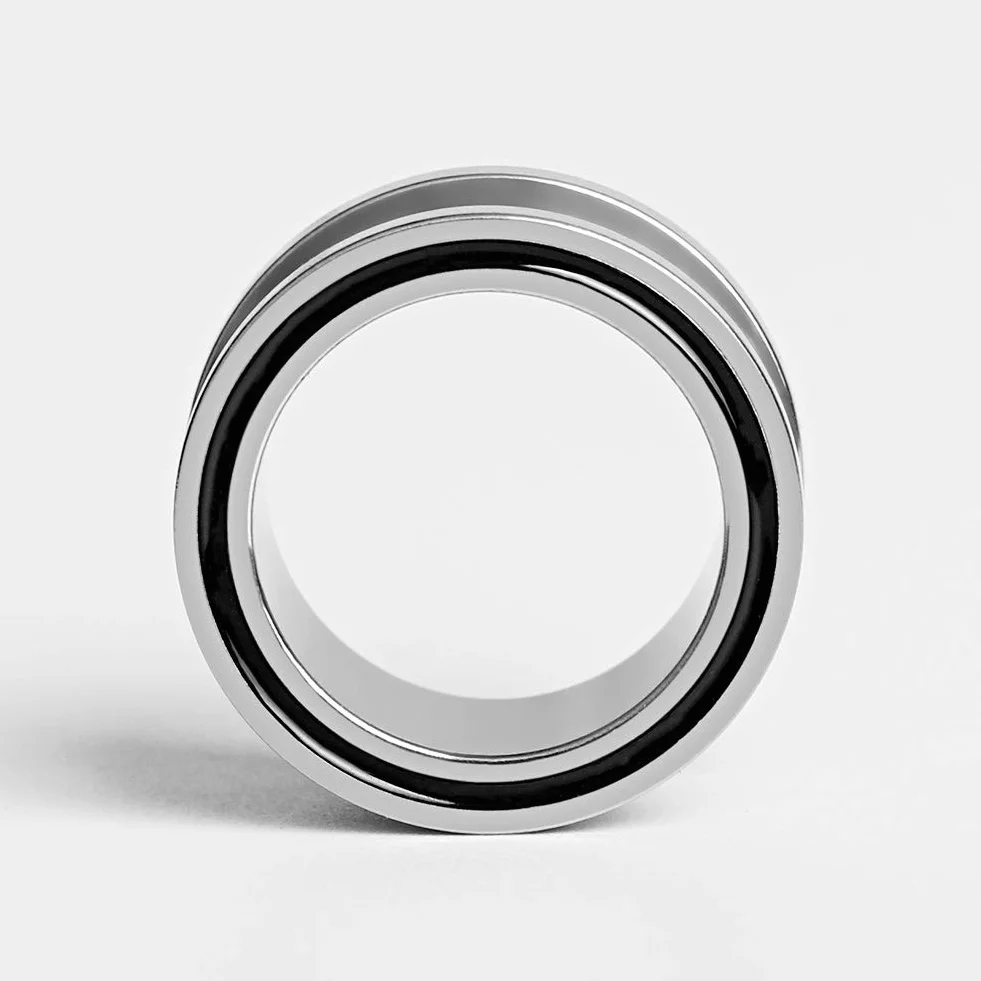 KUBOOZ Wtyczka do uszu, tunel, rozpychacz, piercing, prosta śruba ze stali nierdzewnej, grubość 6 mm do 16 mm, Stal nierdzewna