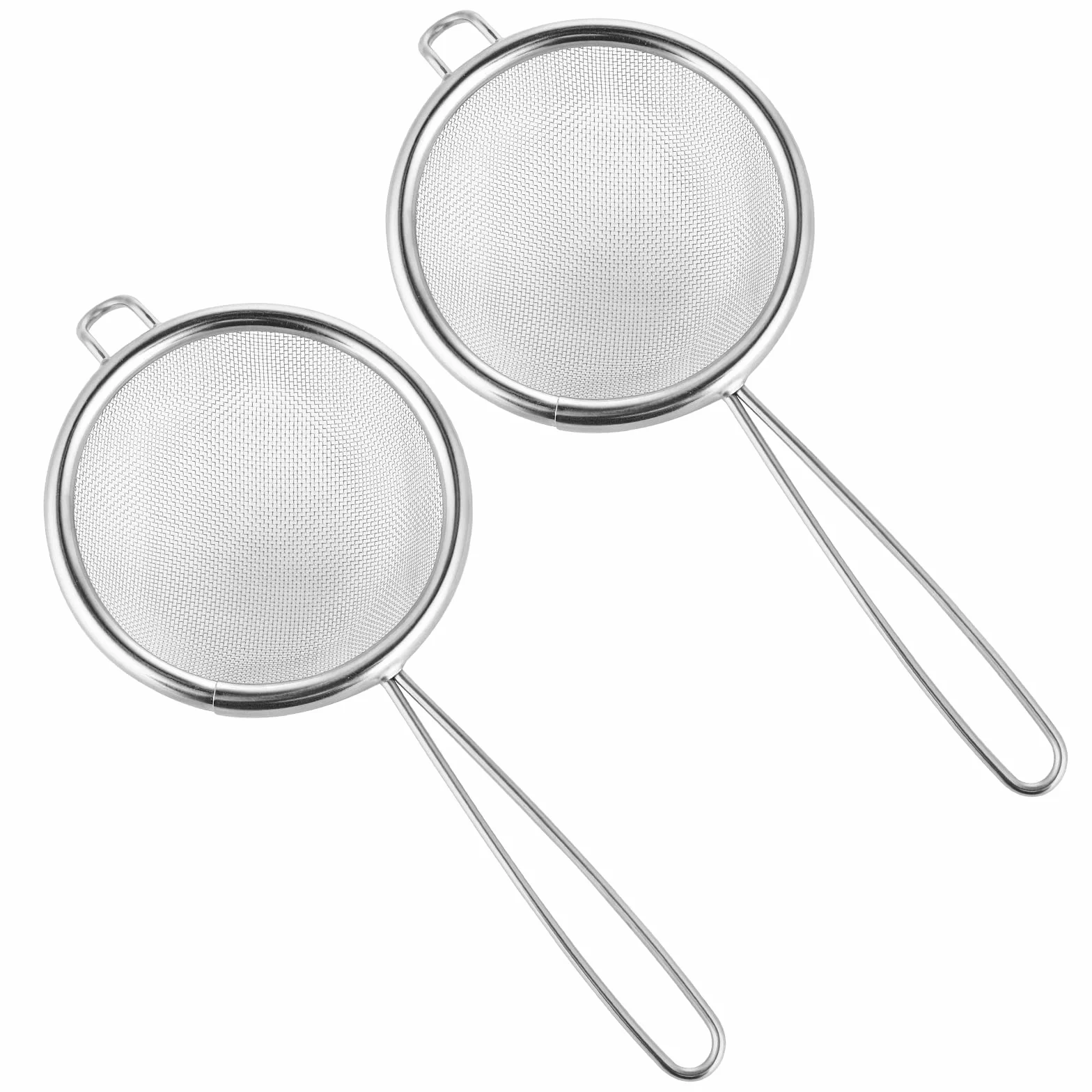 Sitko siatkowe ze stali nierdzewnej 8 cm do herbaty kawy mąki 2 szt