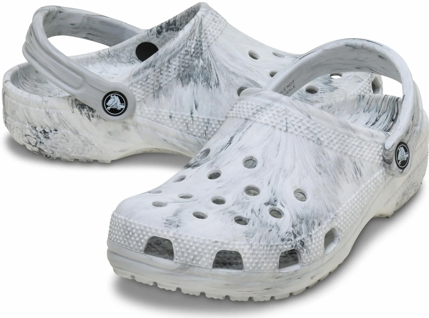Crocs Uniseks - dzieci Classic Watercolor Marbled Clog KChodak