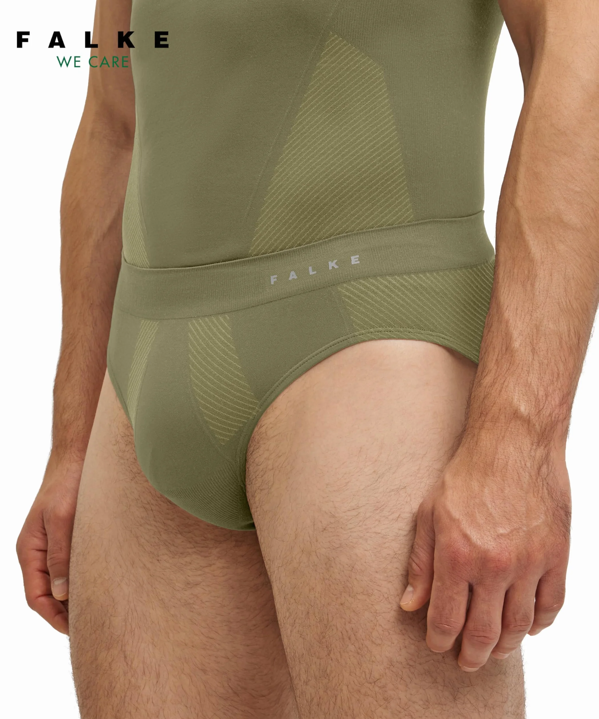 FALKE Mężczyźni Warstwa podstawowa (bielizna) Warm M Sl materiał funkcyjny szybkoschnące chłodzące 1 Sztuka, Zielony Herb 7754, XL