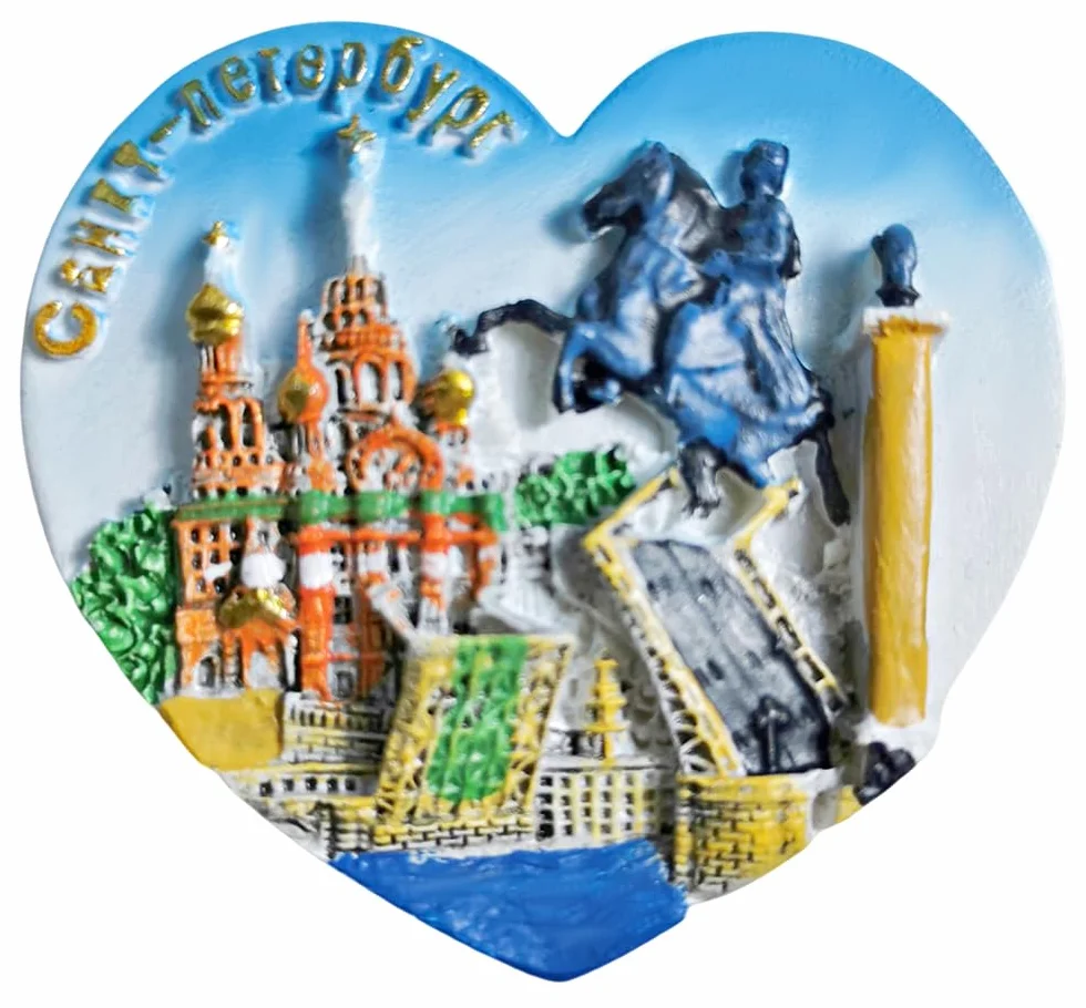 Sankt Petersburg Rosja pamiątka turystyczna 3D magnes na lodówkę dekoracja magnes