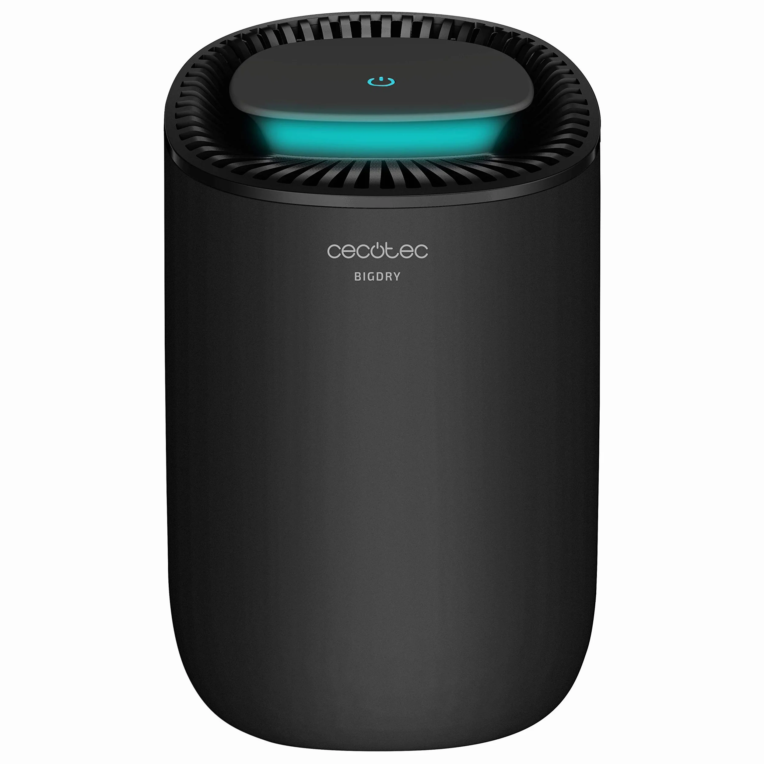 Cecotec Osuszacz powietrza BigDry 2000 Light Black – 300 ml/dzień, wyjmowany zbiornik 0,6 litra, pokrywa do 20 m2, minimalne zużycie energii 23 W. (BigDry 2000 Light Black)