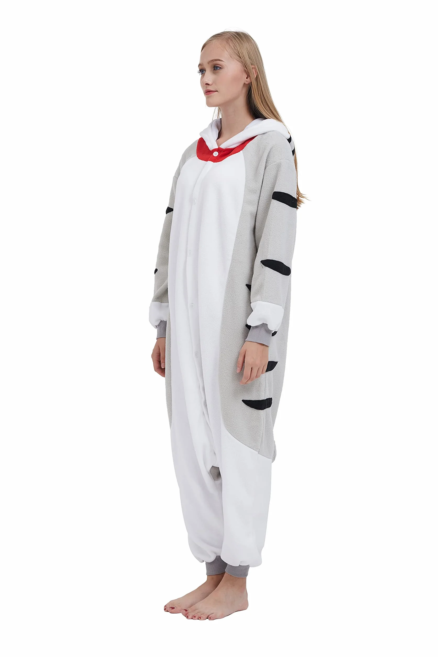 SimZoo Animal Onesie PiżAma Dla DorosłYch Kostium Kota Bielizna Nocna Dla MężCzyzn Kobiety Unisex JednoczęśCiowa Odzież Domowa