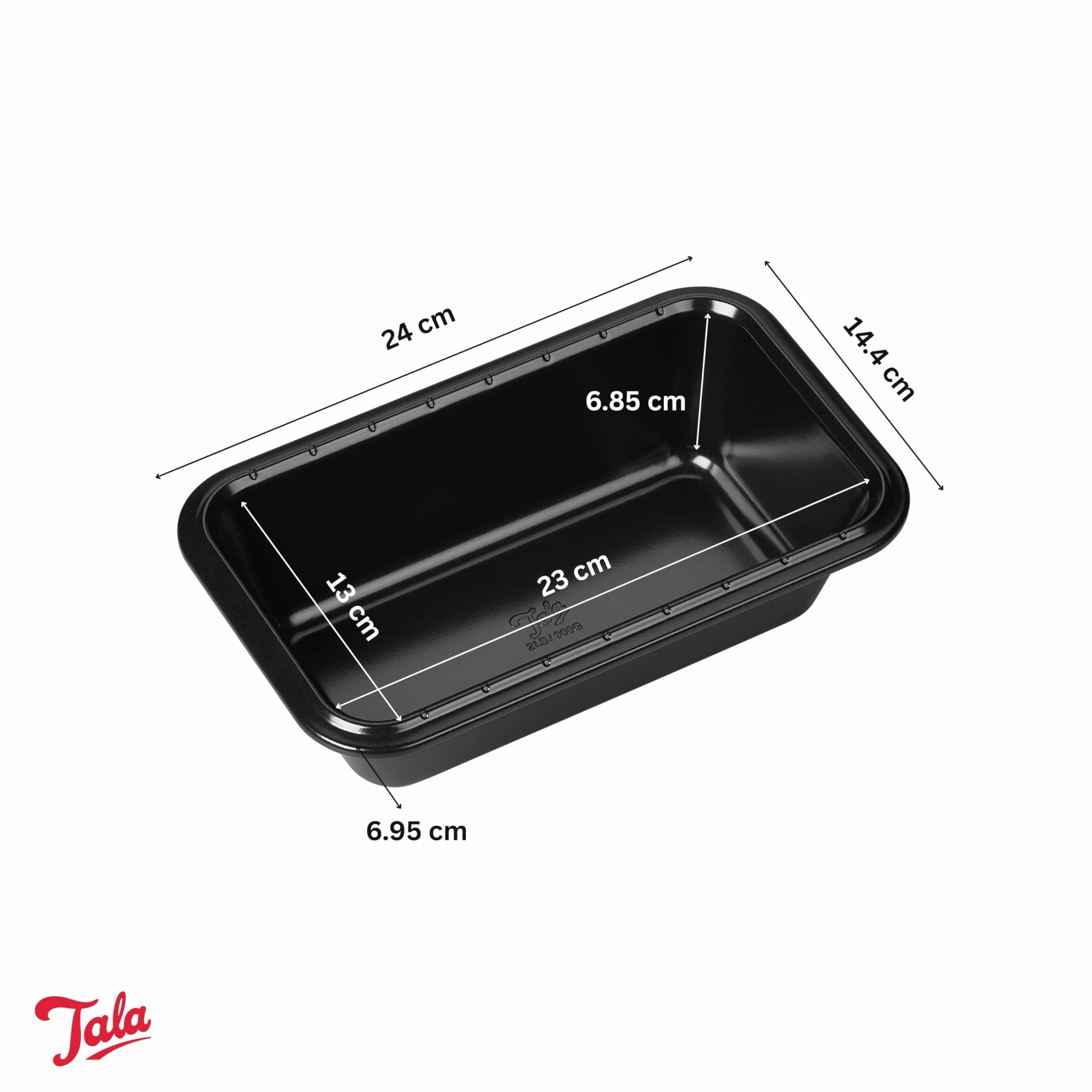 TALA Perf puszka z chleba 0,9 kg czarna