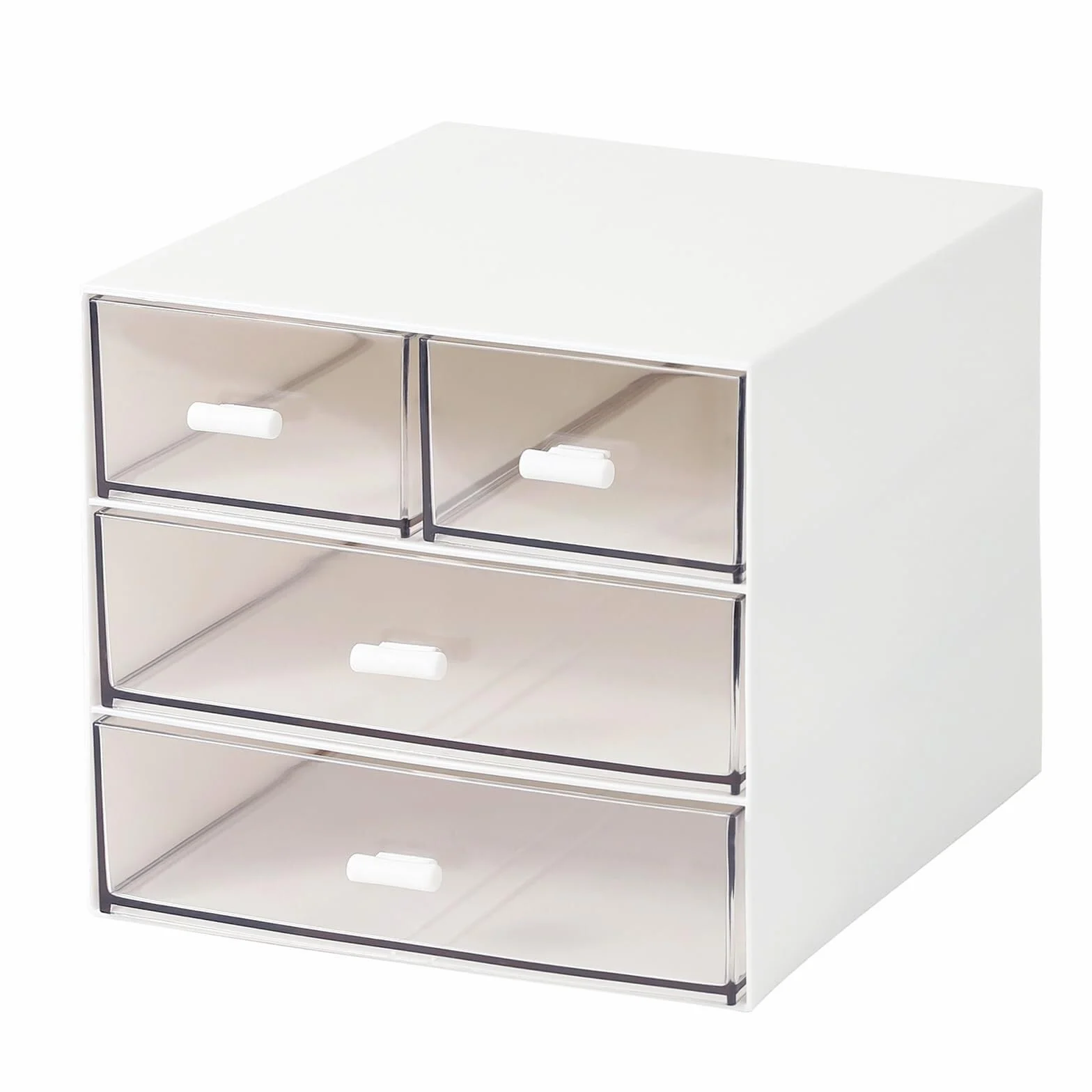 Lakiery Paznokci Pudełko Do Przechowywania Kosmetyków, Stojak Łazienkowy Na Biurko Organizer Zaopatrzenie(White)