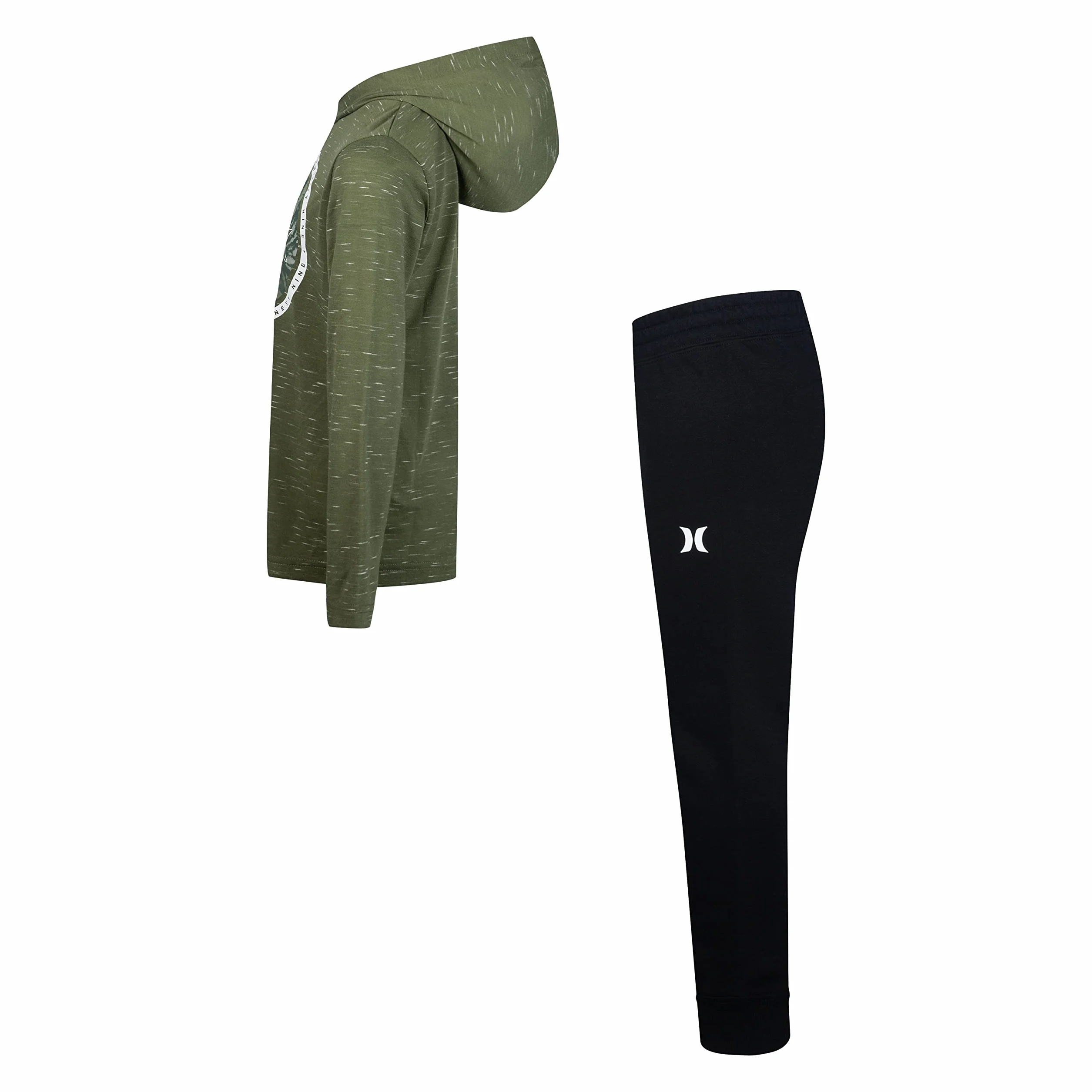 Hurley Hrlb Cloud Slub Set, Zestaw Bluza Spodnie Dziecięce, Army, 4 Lata