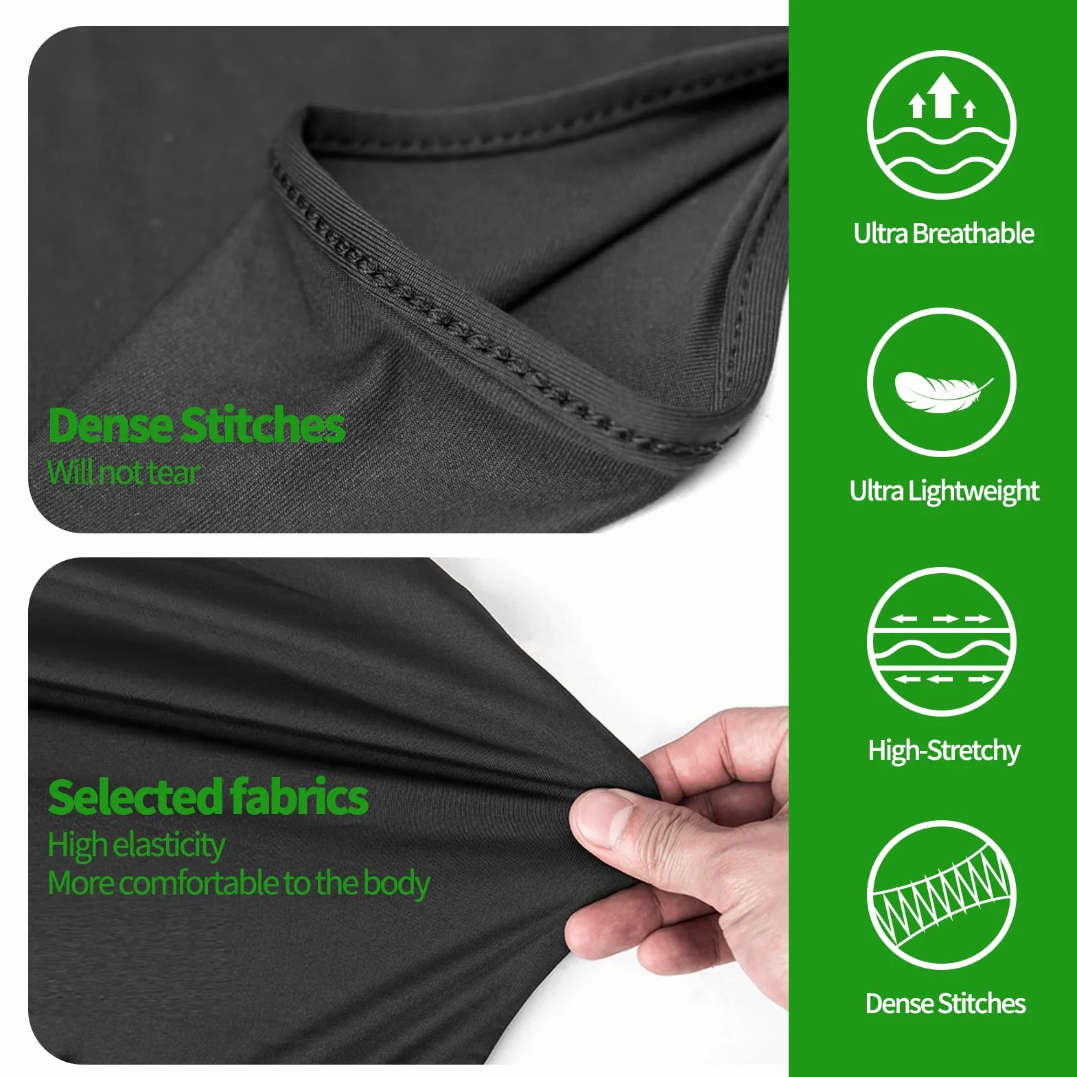 LONGKING Balaclava Face Mask Uniseks (1 w zestawie)