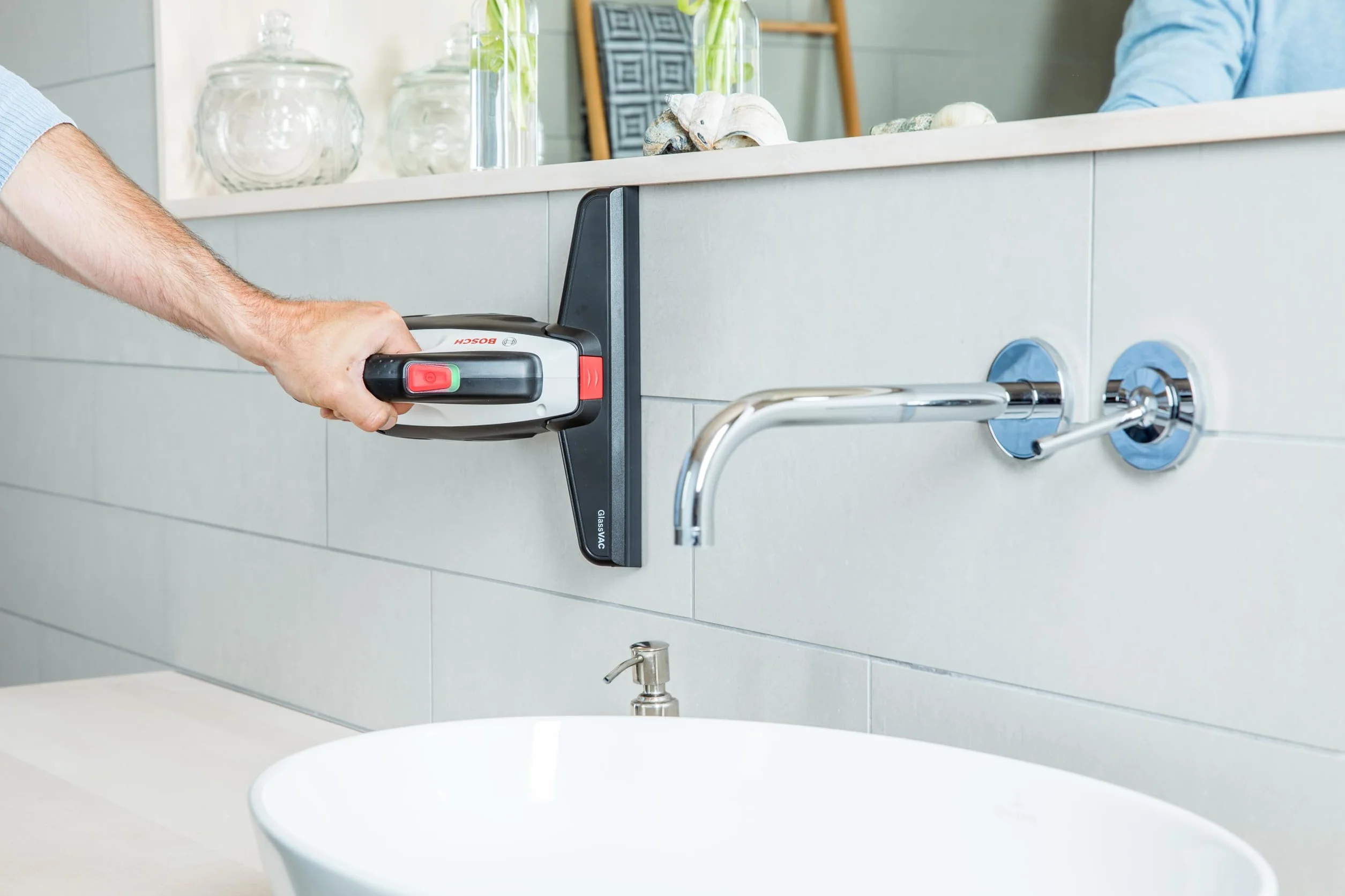 Bosch GlassVAC Solo Plus Bezprzewodowy Odkurzacz Okienny 35 Okien