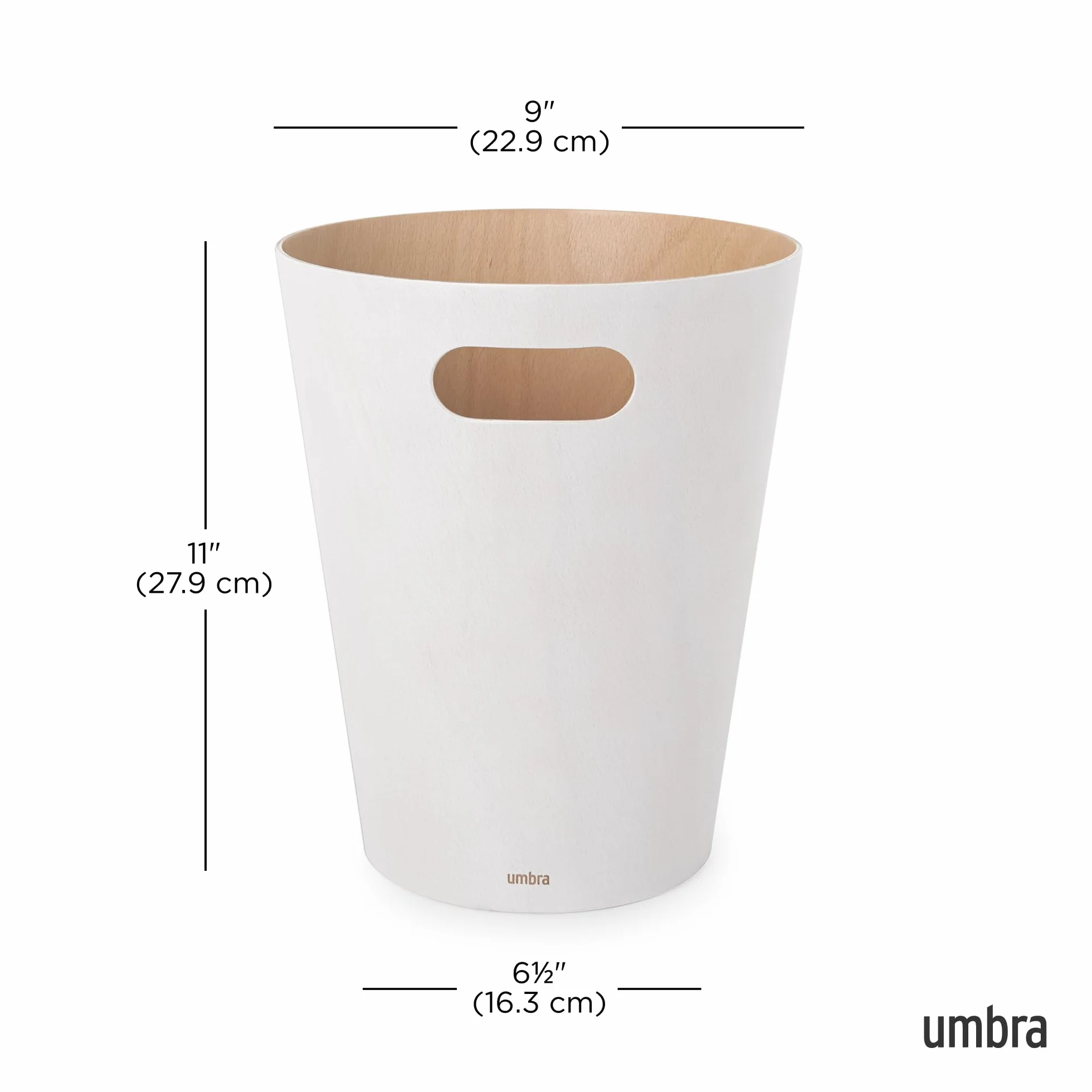 Umbra Woodrow Kosz na Śmieci Beżowy