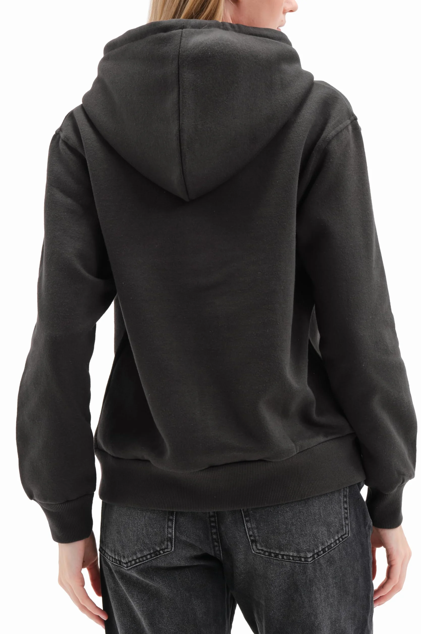 Smith & Solo Damska bluza z kapturem – bluza z kapturem, z okrągłym dekoltem, slim fit, na czas wolny, sportowa koszulka z długim rękawem, bluza treningowa