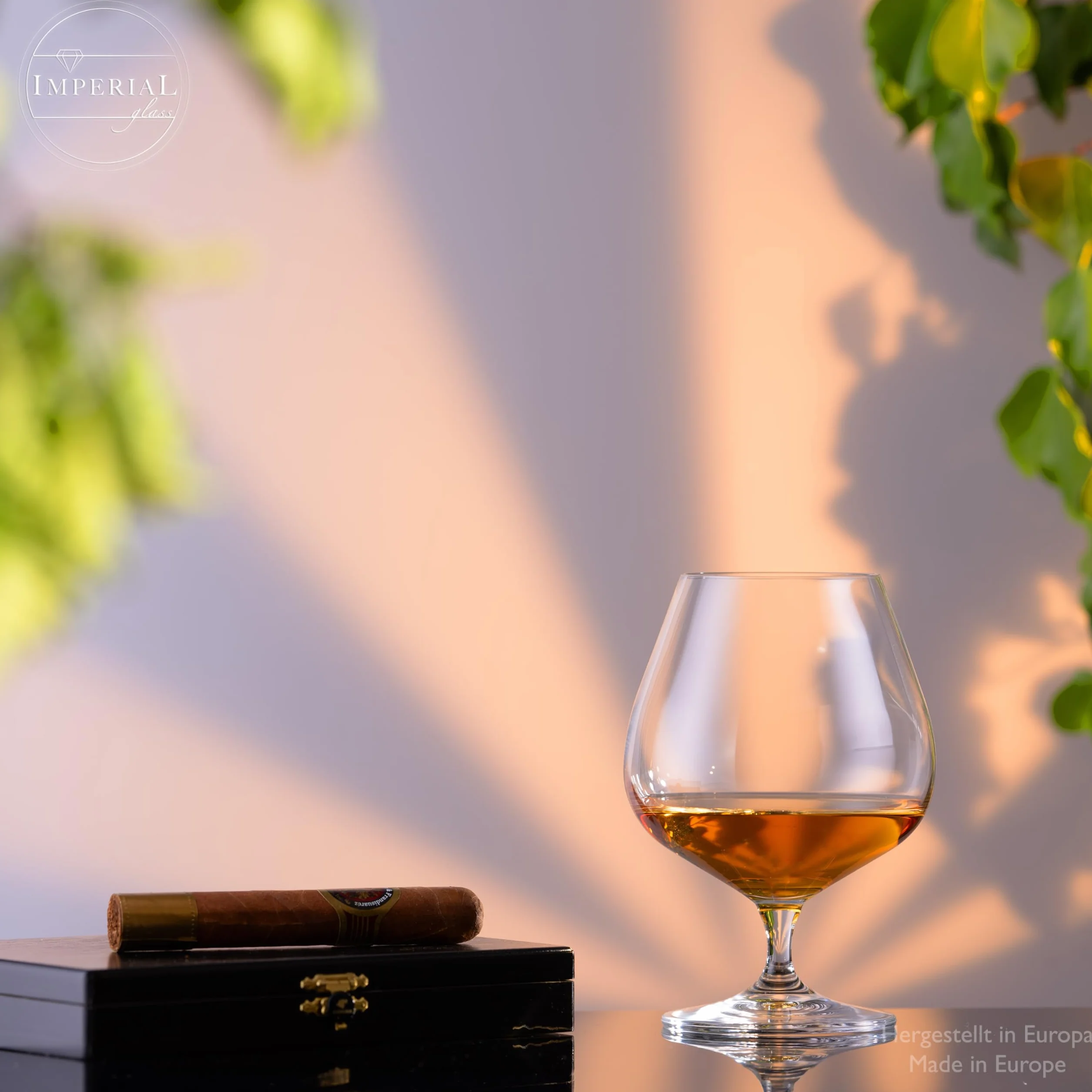 IMPERIAL kieliszki do koniaku 550 ml zestaw 6 sztuk szkło kryształowe