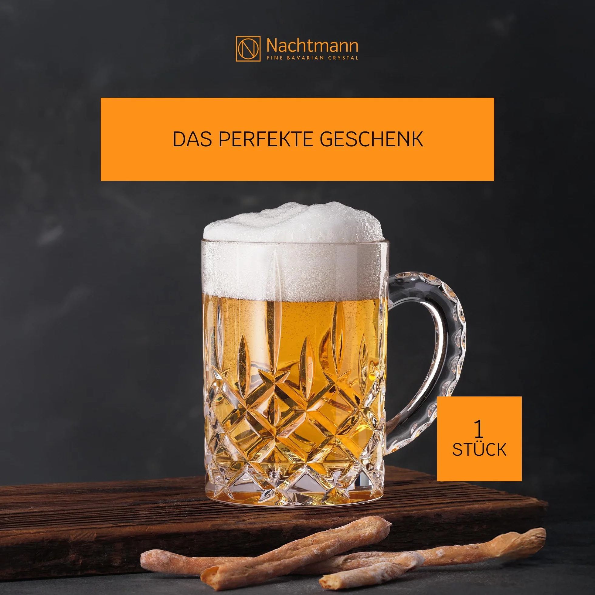 Spiegelau & Nachtmann Noblesse Kufel do Piwa 600 ml Szkło Przezroczysty