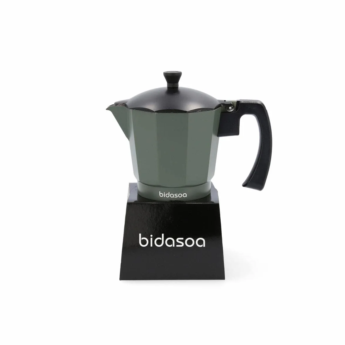 Bidasoa 7605009 CAFETERA 9T VERA ALUM INDUC BD ekspres do kawy, aluminium, zielony