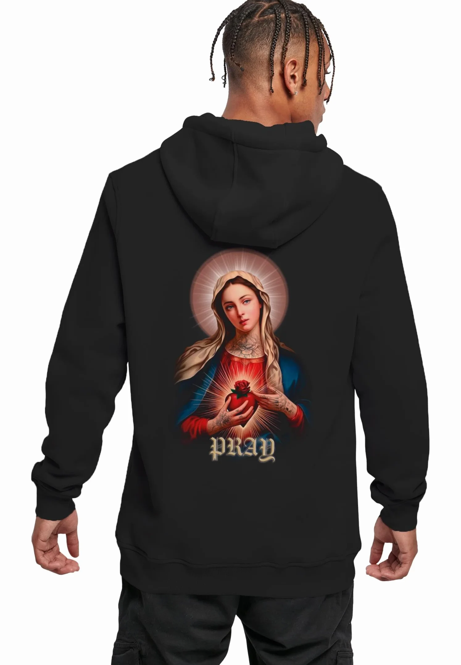 Mister Tee Bluza sportowa Mężczyźni Mt3583-praying Mary Hoody (1 w zestawie)