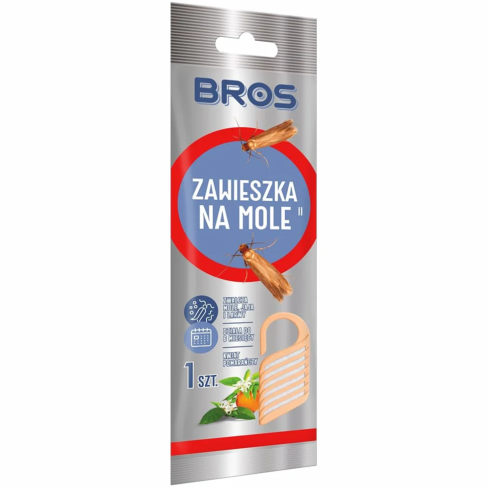 BROS zawieszka na mole kwiat pomarańczy 1 sztuka