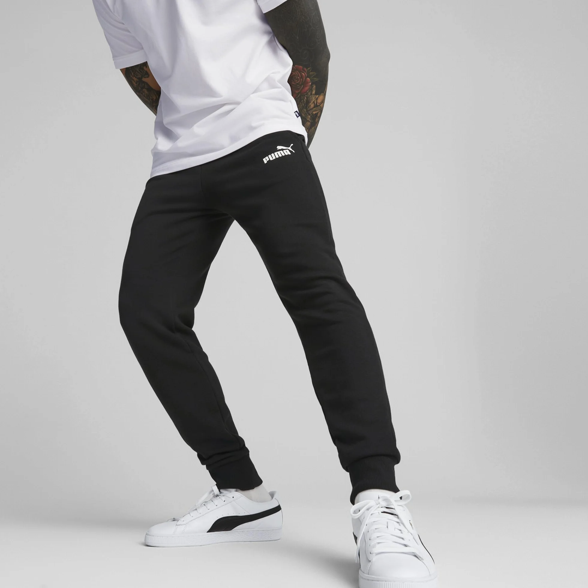 PUMA Ess Logo Tr Op Srl - Spodnie Mężczyźni