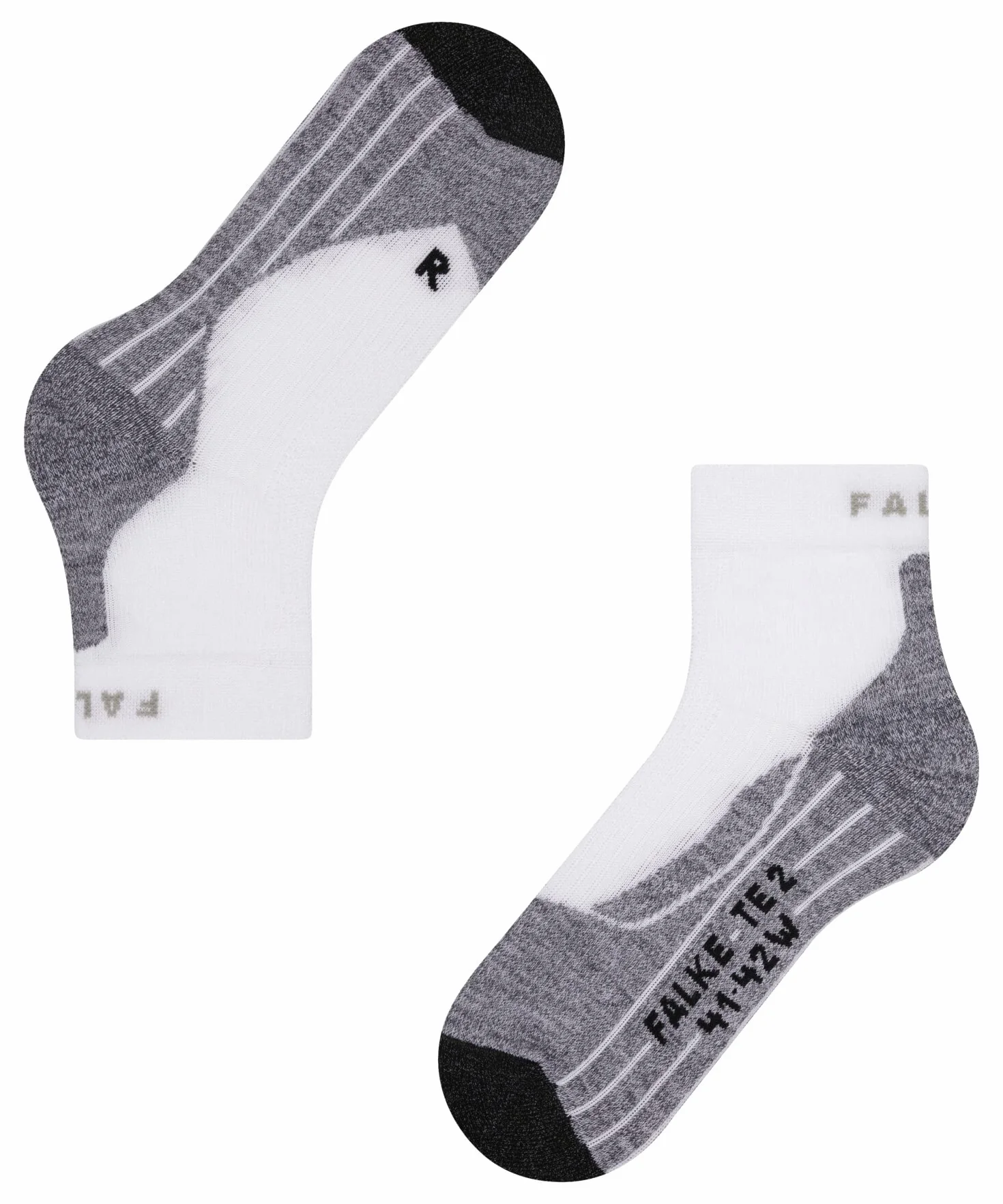 FALKE Kobiety Skarpetki do tenisa TE2 Short W Sso Bawełna przeciw pęcherzom 1 Para, Biały White-Mix 2020, 37-38