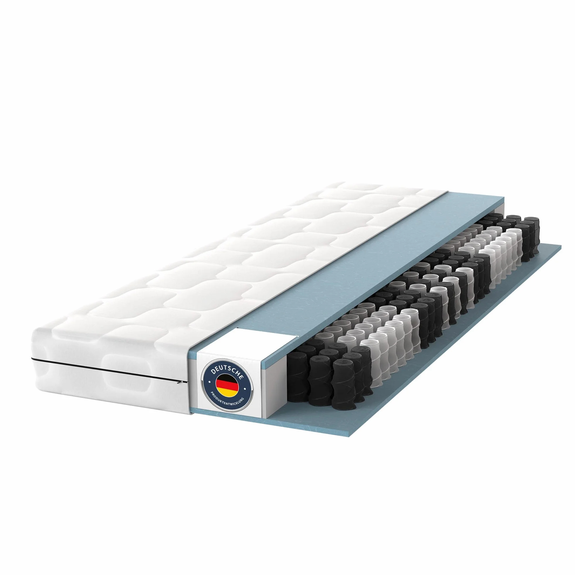 BMM Materac Ortho Medic 90x200 cm H3 7-strefowy ergonomiczny sprężyny kieszeniowe Öko-Tex 21 cm