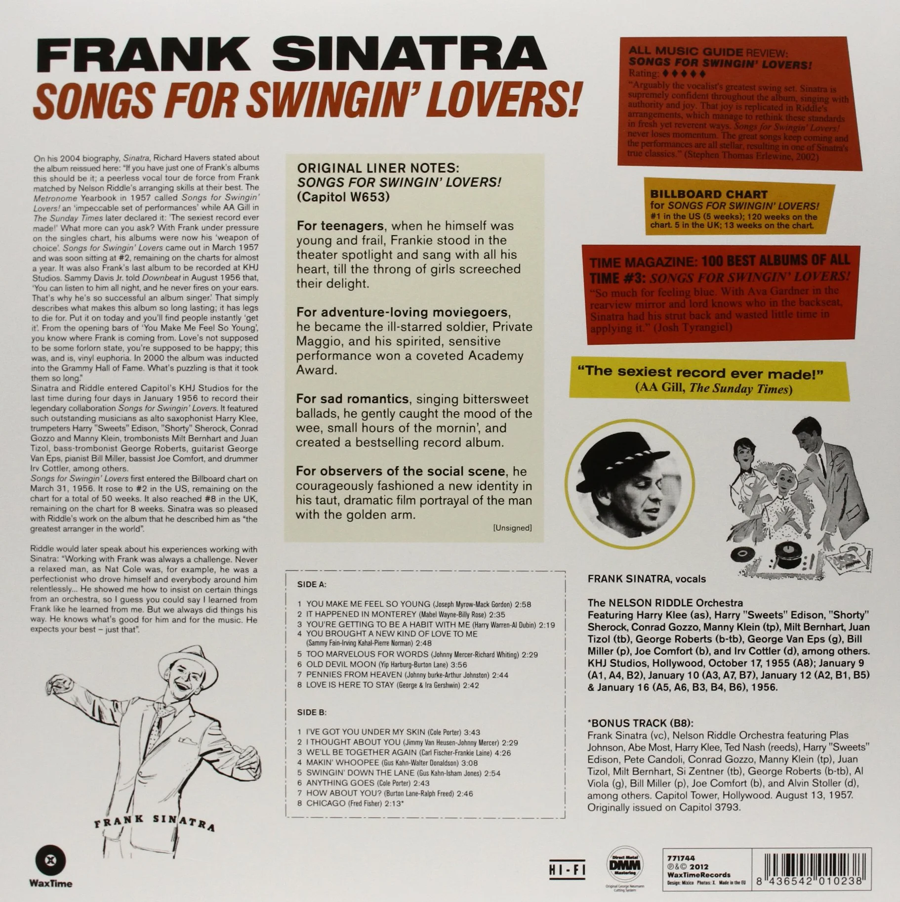 Songs For Swingin' Lovers!