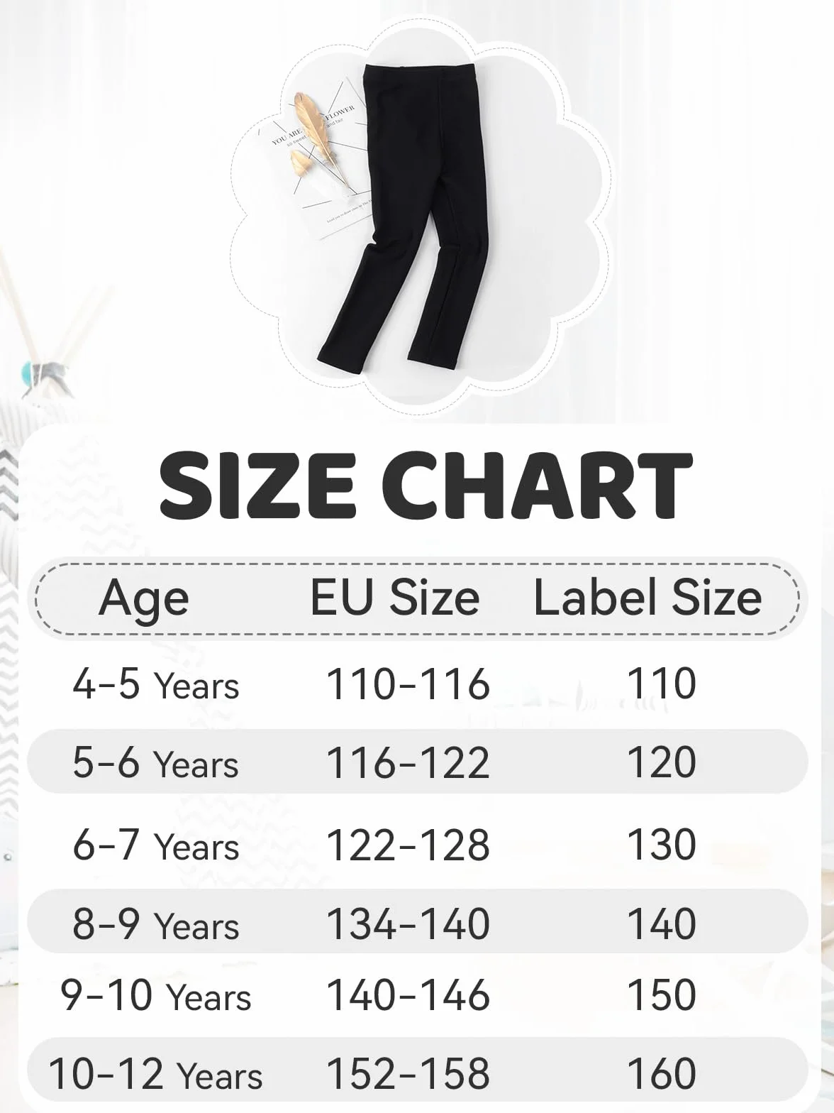 Soudittur Basic Legginsy dziewczęce spodnie sportowe bawełniane spodnie dziecięce długie