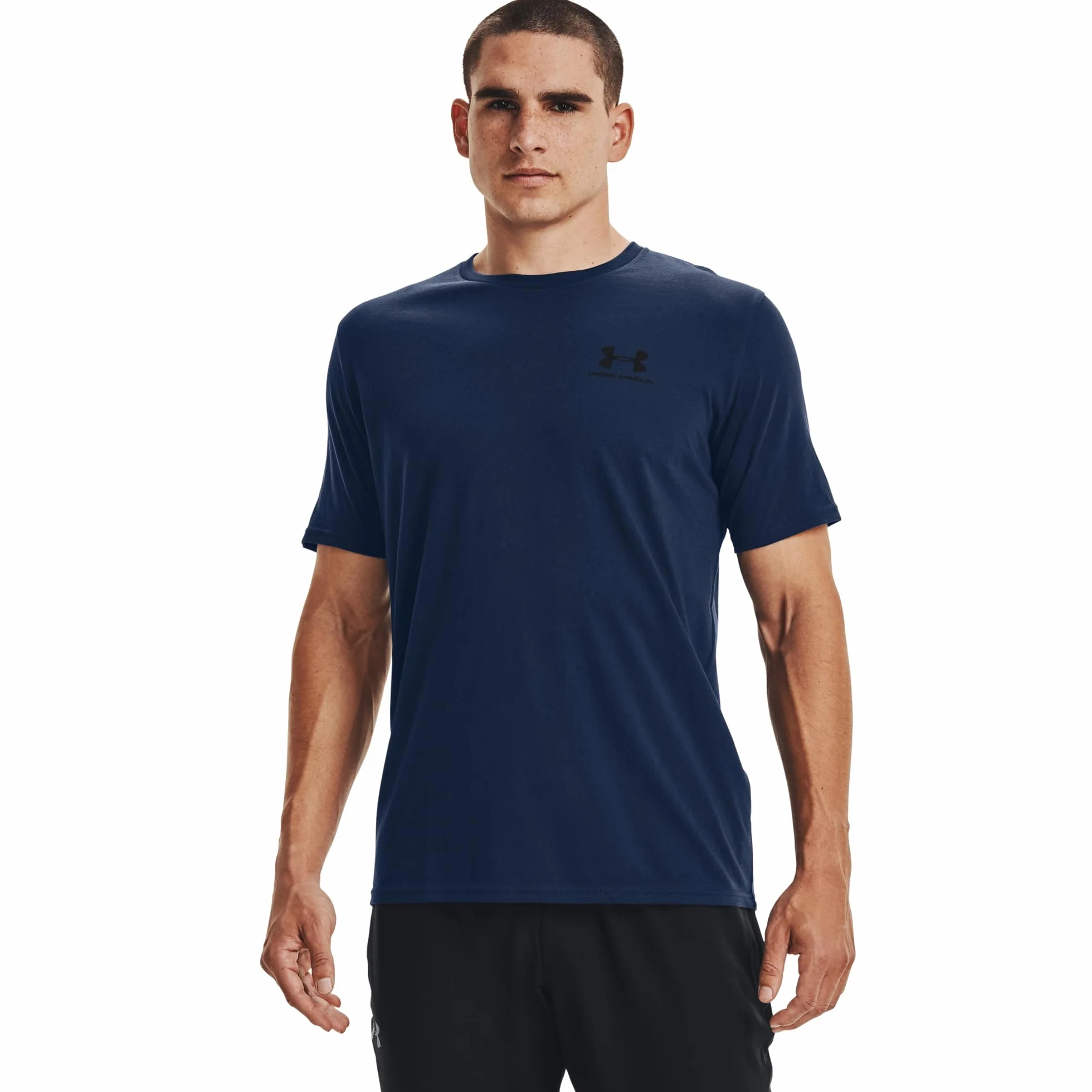 Under Armour Herren Sportstyle Left Chest, komfortables T-Shirt für Männer mit Logo auf der linken Brust, Sportshirt mit loser Passform