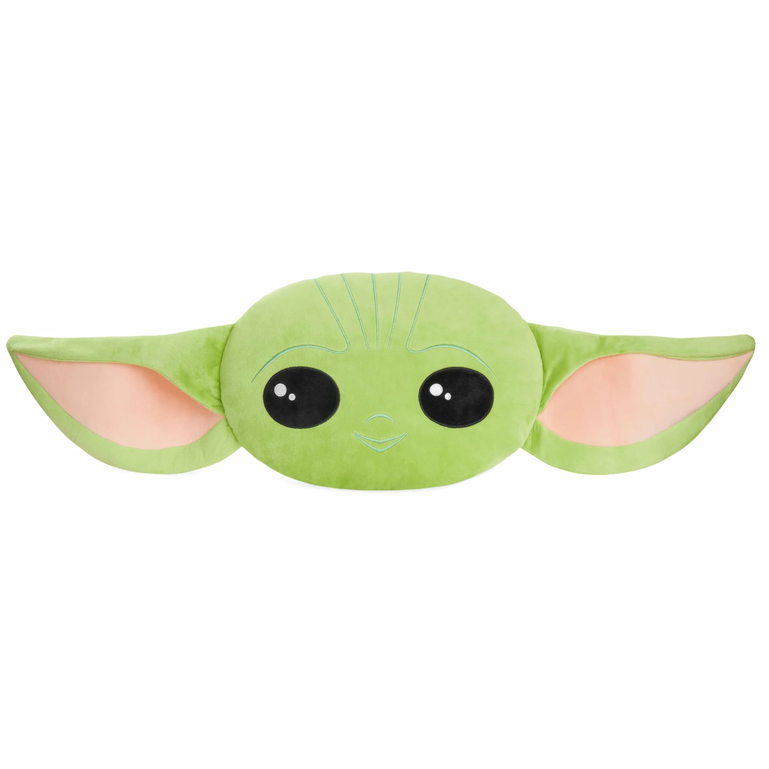 Disney Stitch 3D pluszowa poduszka na kanapę lub łóżko, urocza poduszka do przytulania dla dzieci, miękki pluszowy dodatek do sypialni, prezenty Stitch dla dzieci (Zielony Baby Yoda)