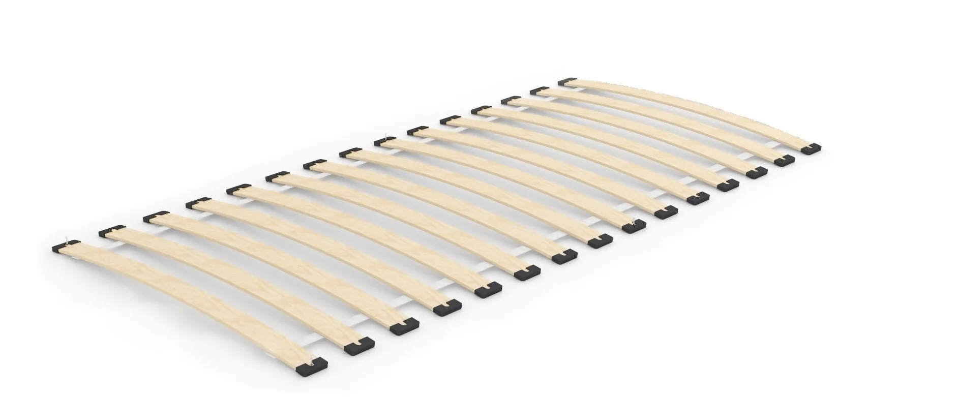 Stelaż wkład do łóżka pod materac 80x160 cm sprężynujący