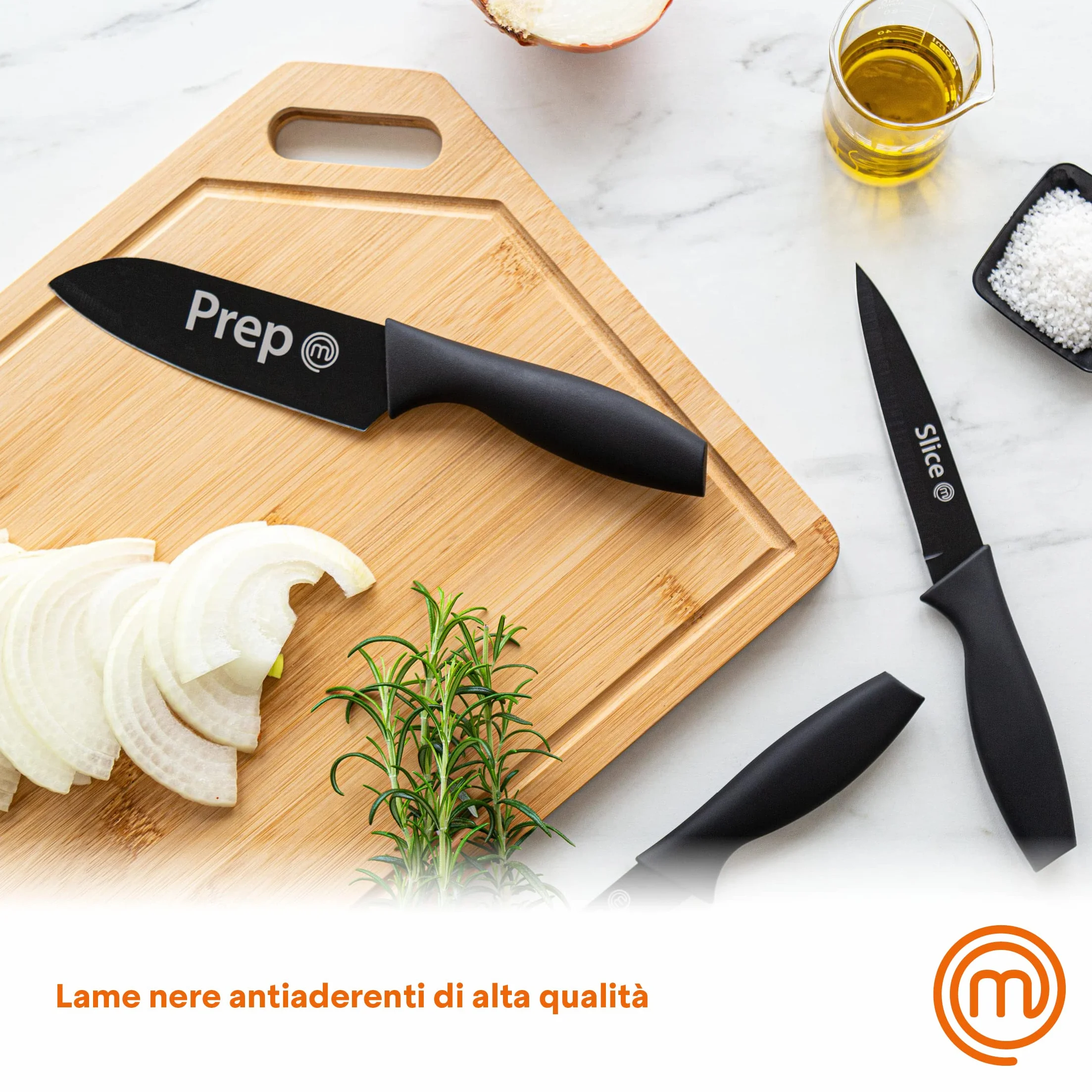 Masterchef Noże do Krojenia, Stal Nierdzewna, 3 Elementy