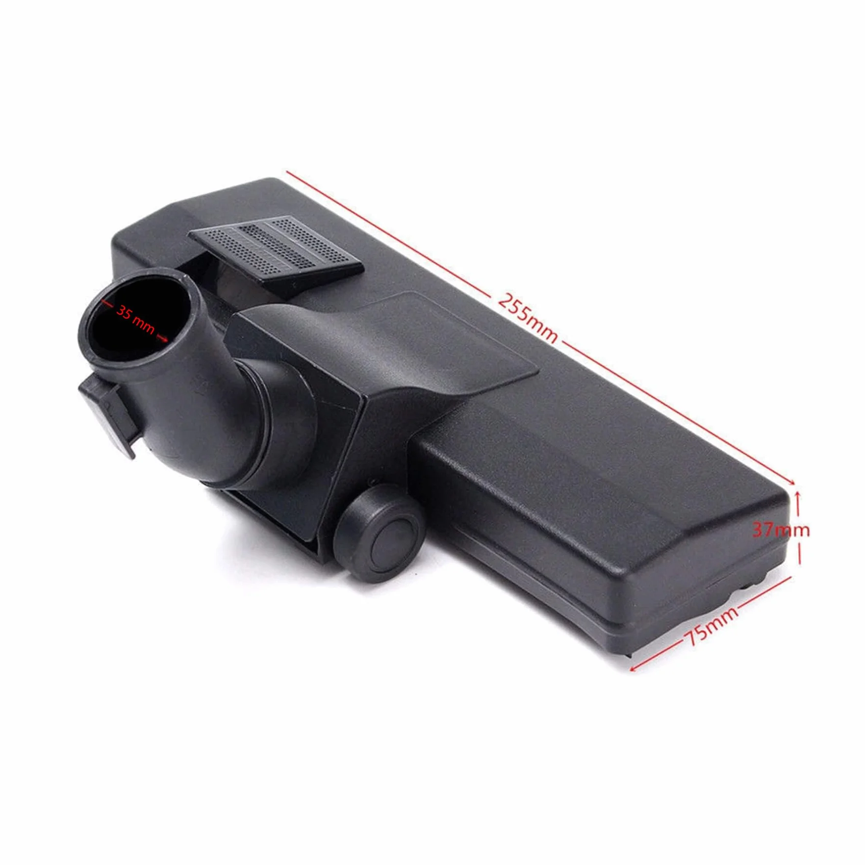 Retoo Uniwersalna dysza podłogowa 35 mm z 2 rolkami, szczotka do parkietu Twister