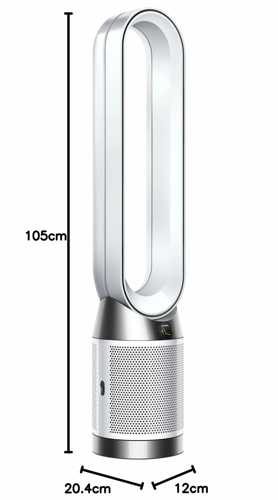 Dyson Purifier Cool PC1 chłodzący oczyszczacz powietrza o dużej mocy (Biały/Biały)
