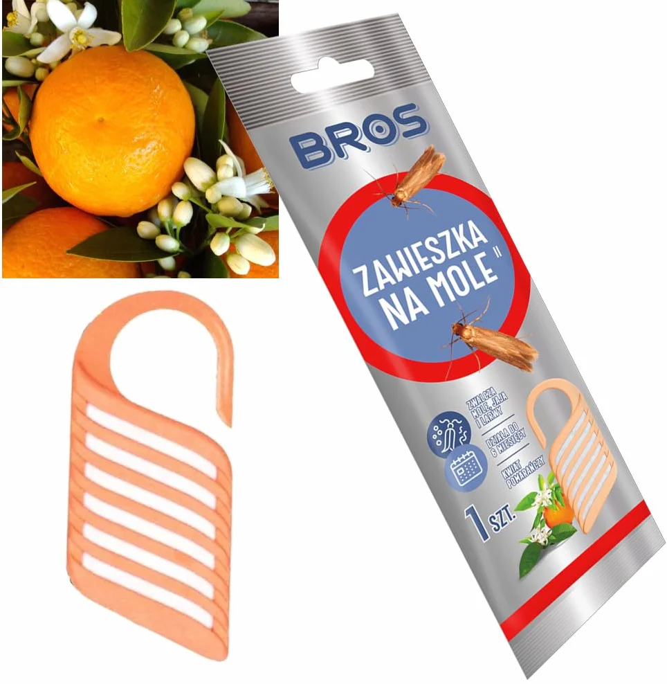 BROS zawieszka na mole kwiat pomarańczy 1 sztuka