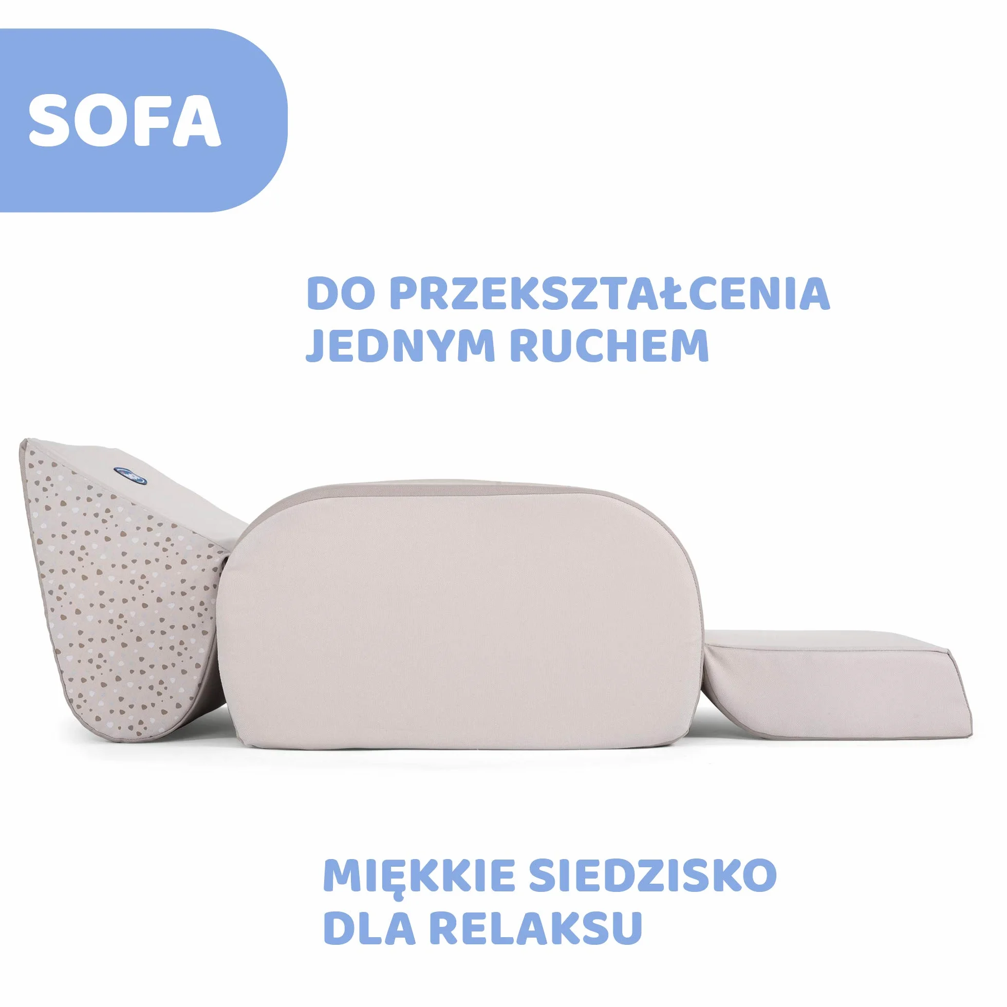 Chicco Twist 3 w 1 Fotelik Sofa Leżanka Dla Dziecka od 12 Miesięcy do 3 Lat