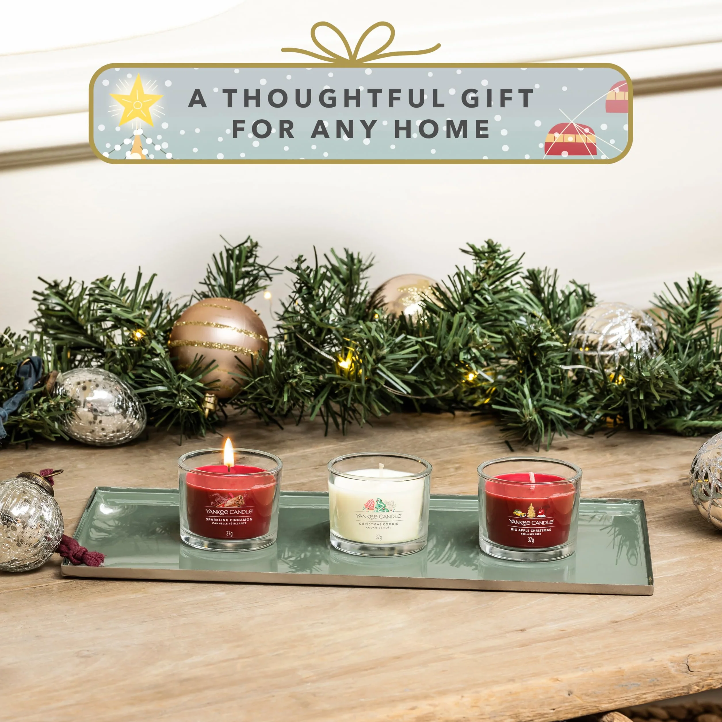 Yankee Candle Zestaw upominkowy świec zapachowych 3 mini świece wotywne