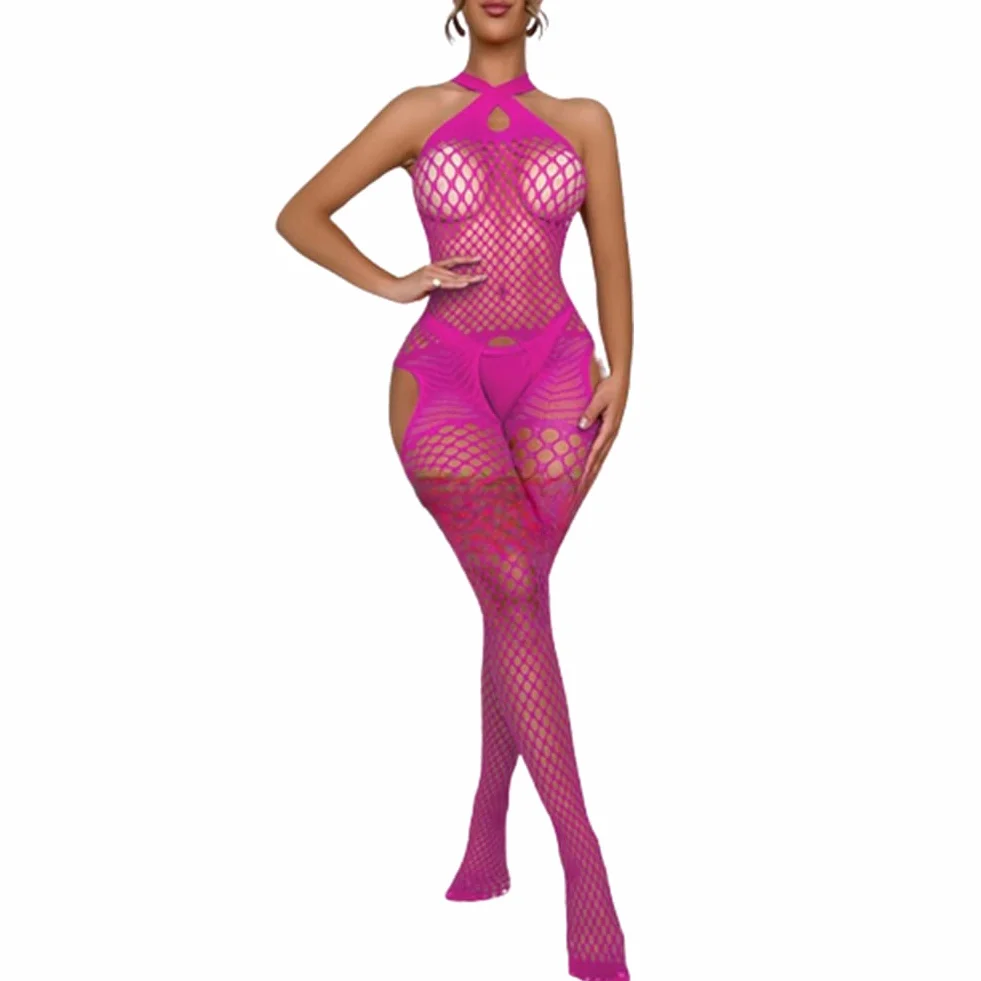 V-Ting Seksowna Bielizna Damska na – Bielizna z Otwarciem, Seksowna Bielizna dla Kobiety, Bodystocking Otwarty, Erotyczna Bielizna Damska, Zestaw Bielizny Damskiej Żółty, S-L