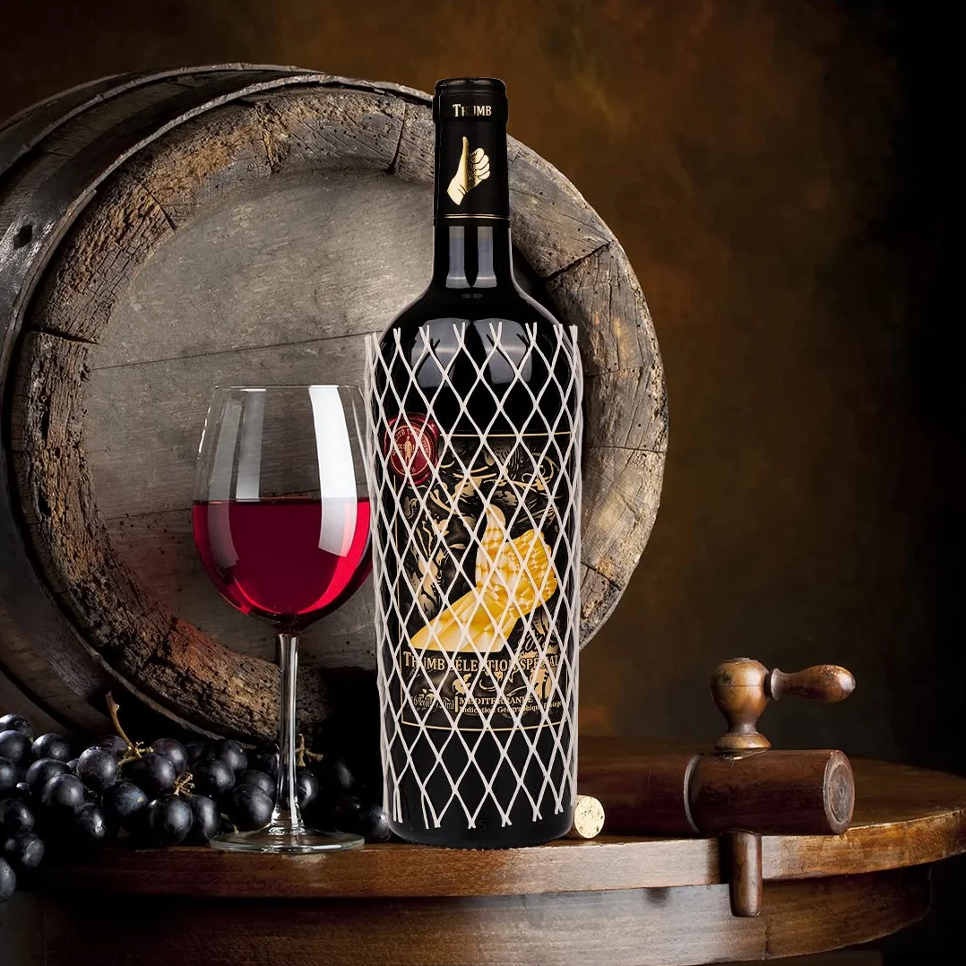 Rękawy ochronne z siatki na wino 19 cm PE 30 szt