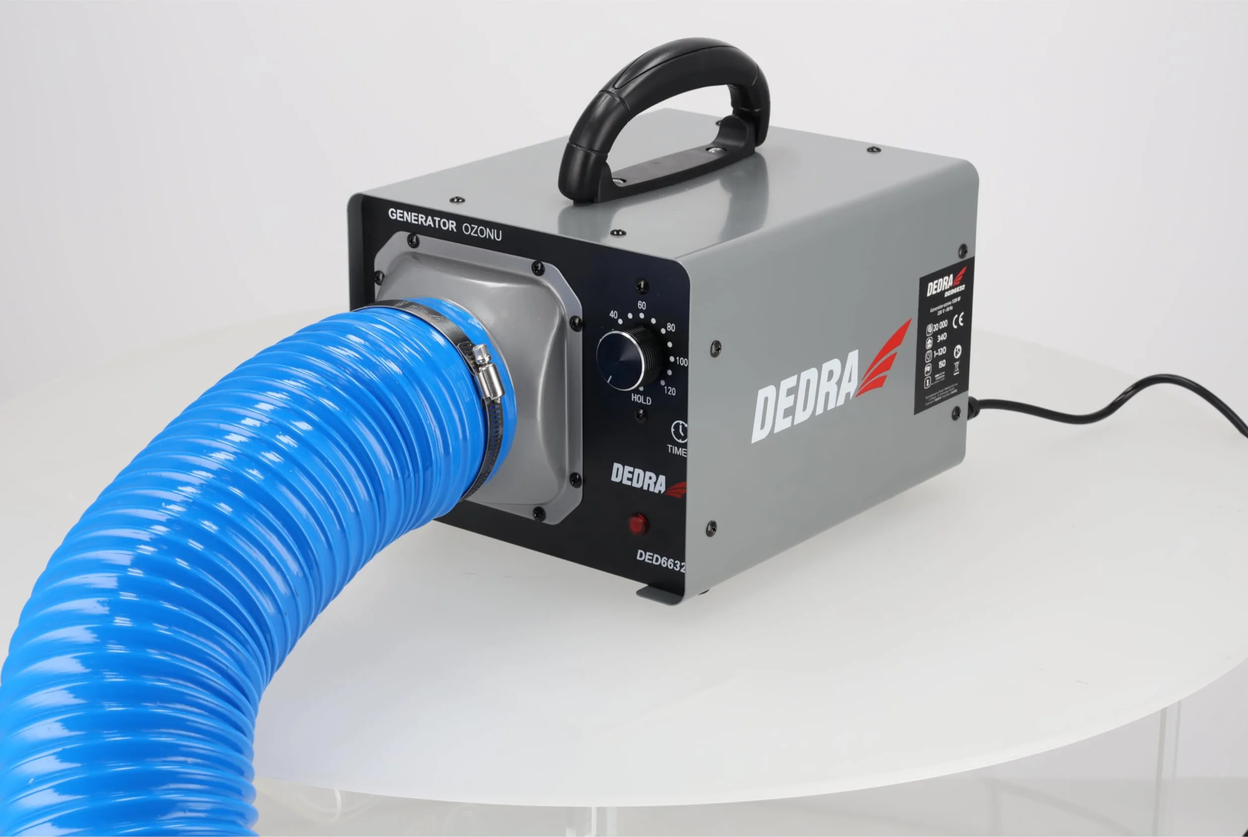 Dedra DED6632 generator ozonu 120 W 340 m³/h zegar 1–120 min