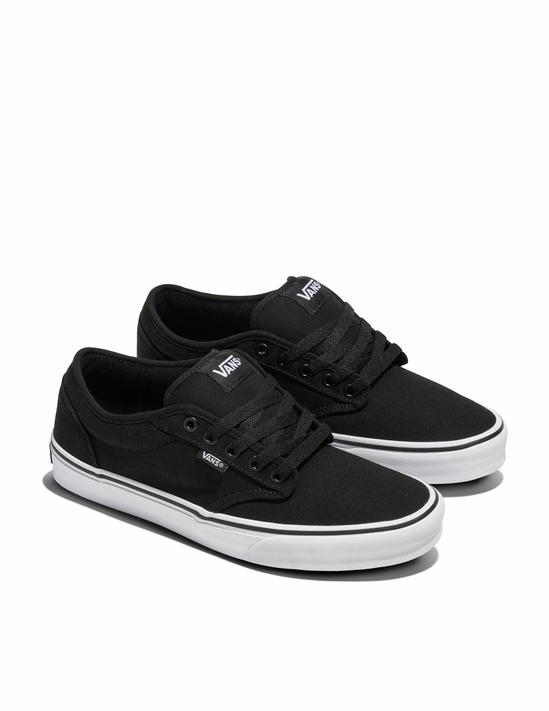 Vans Męski Atwood Canvas Trainers, Black/Black