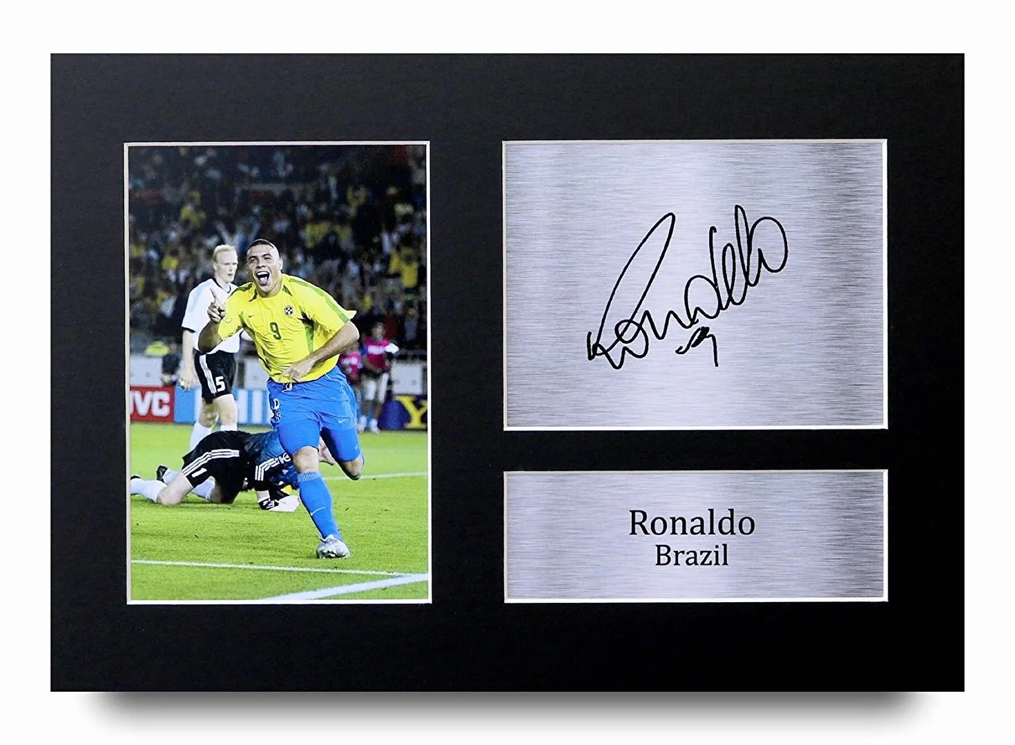 HWC Trading Ronaldo prezent podpisany A4 nadruk autograf brazylijski zdjęcie