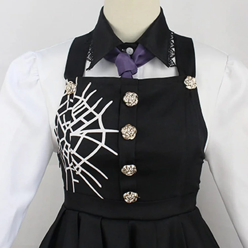 Tōjō Kirumi kostium cosplay, dla kobiet, strój pokojówki, mundurek szkolny, anime, na Halloween, imprezę, cosplay, ubrania dla dziewcząt, fanów