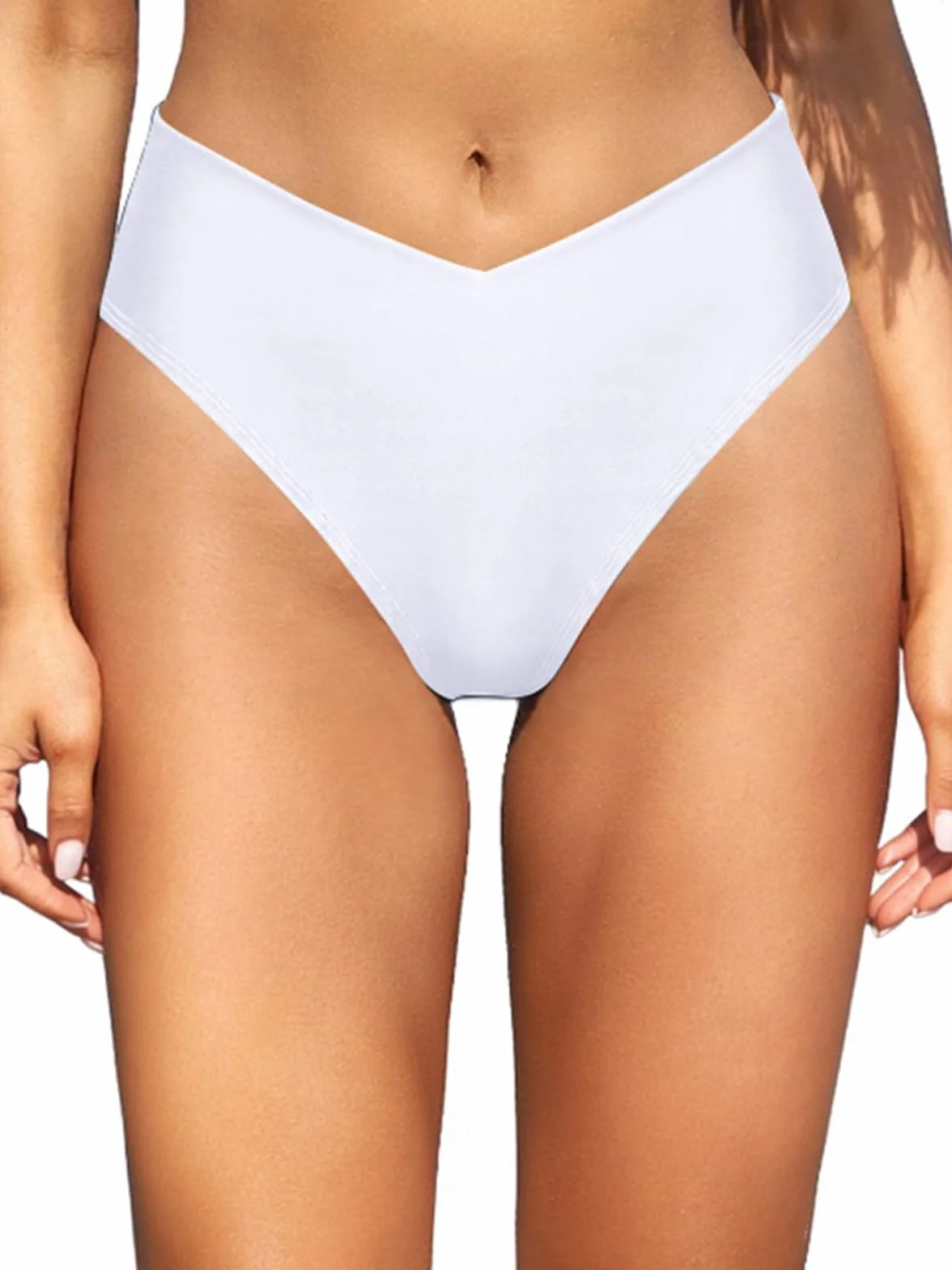 SHEKINI Damskie majtki bikini majtki majtki z wysokim stanem wyszczuplające szorty kąpielowe wyszczuplające brzuch płaski strój kąpielowy