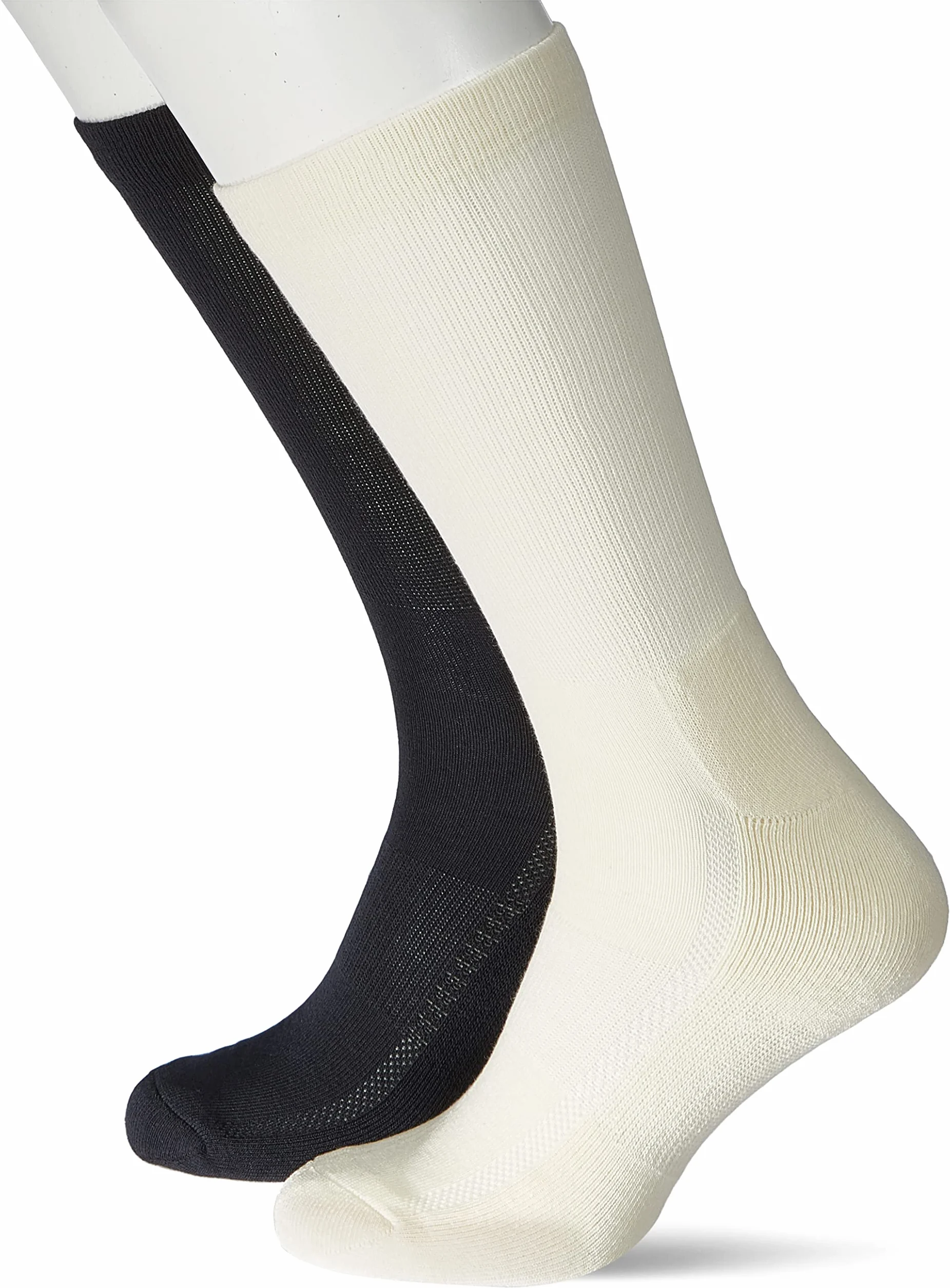 Levi's Unisex Footie Crew Sock (2 sztuki), Czarny Marshmellow, 43-46 EU