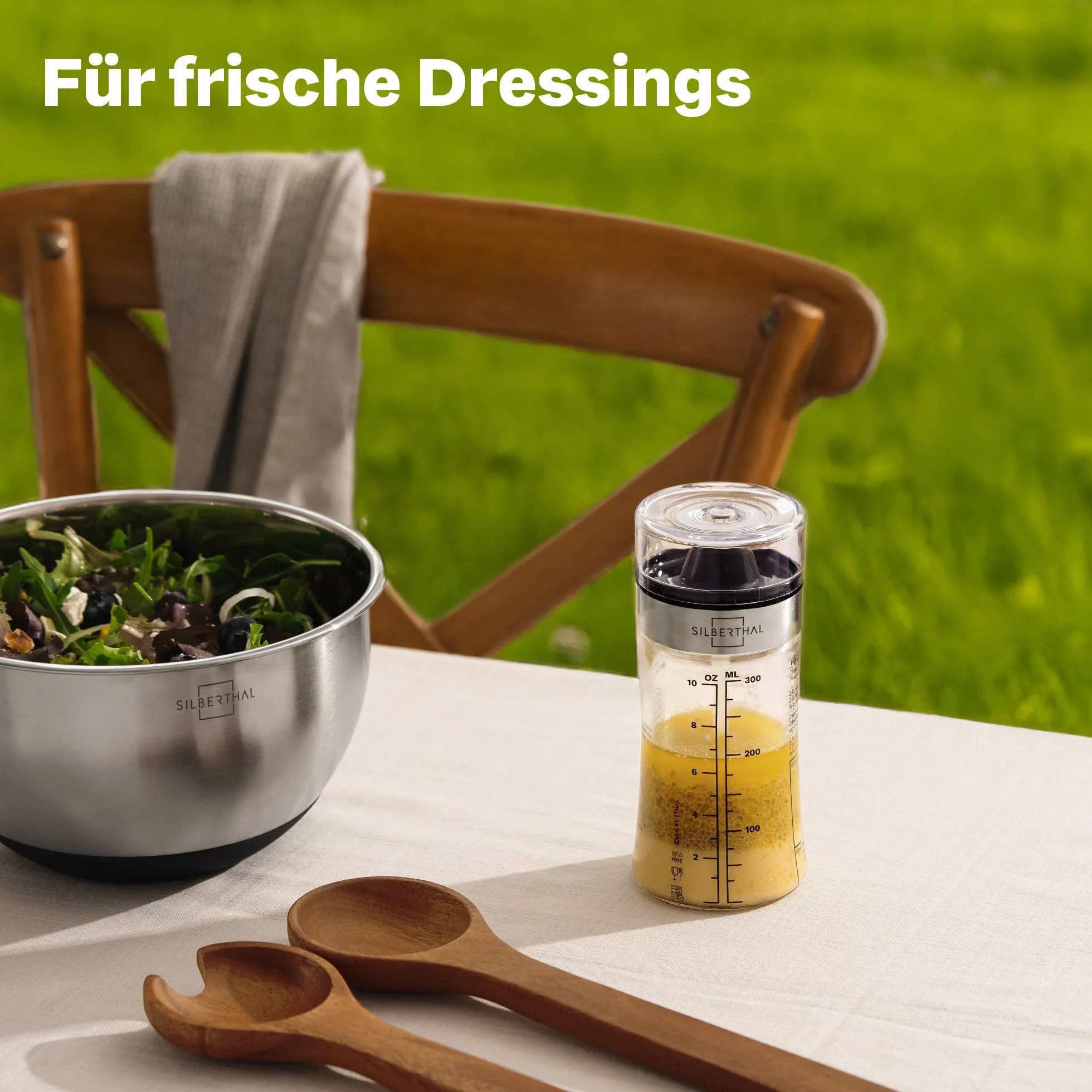 SILBERTHAL Shaker do dressingu 350 ml 2 szt. szklany