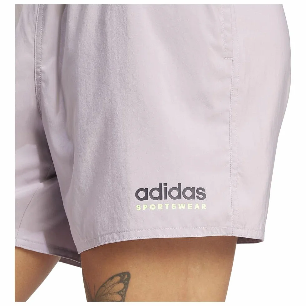 adidas Kobiety Branded Beach Shorts, preloved fig/aurora black, L